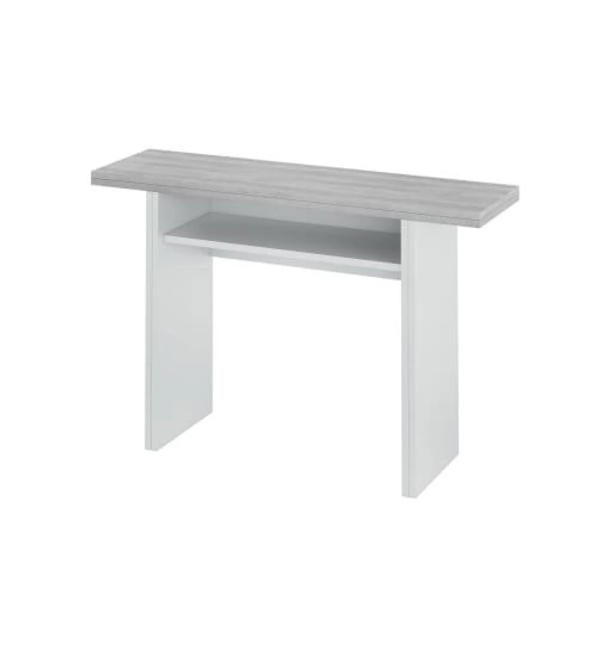 Tavolo allungabile effetto legno grigio