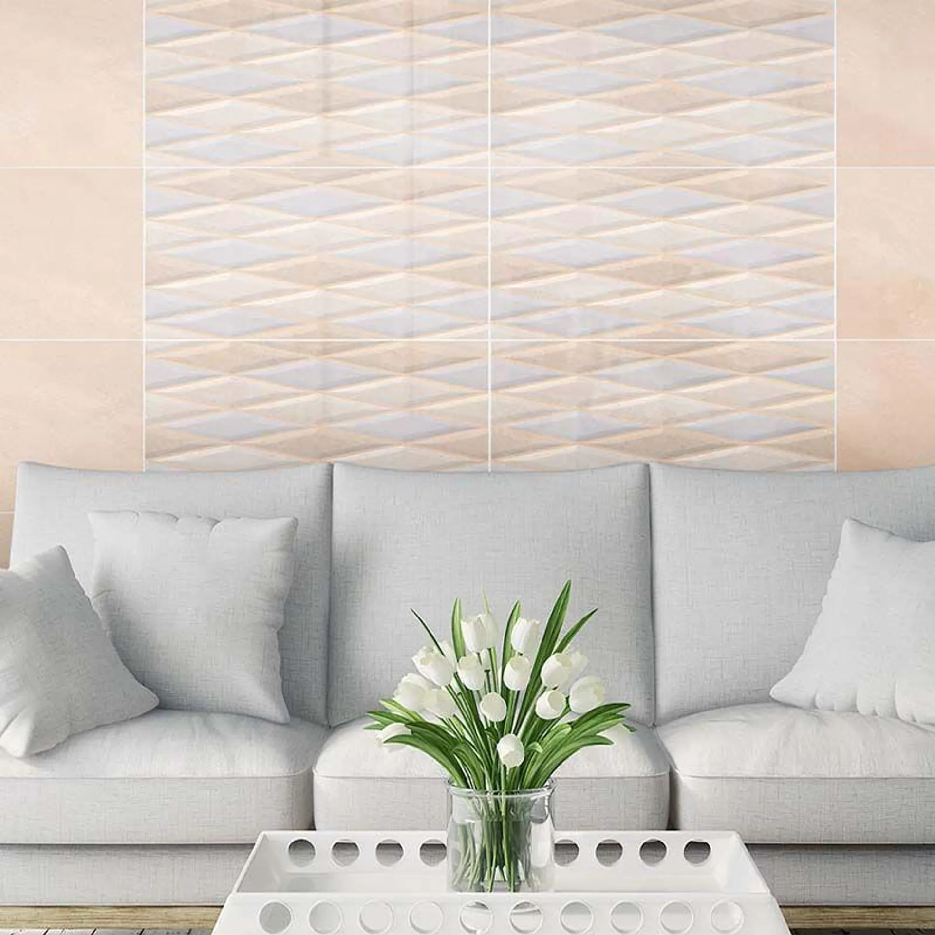 Vento Lux Shiny Ceramic Wall Tile 300x600mm A-Grade