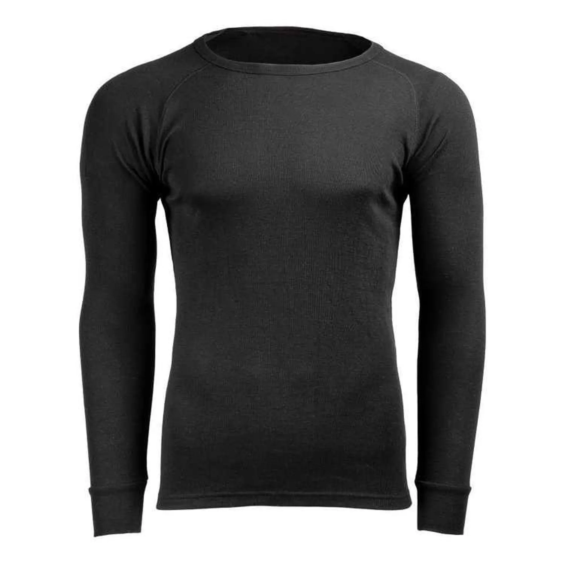 Mountain Designs Adults' Unisex Polypro Long Sleeve Top Black