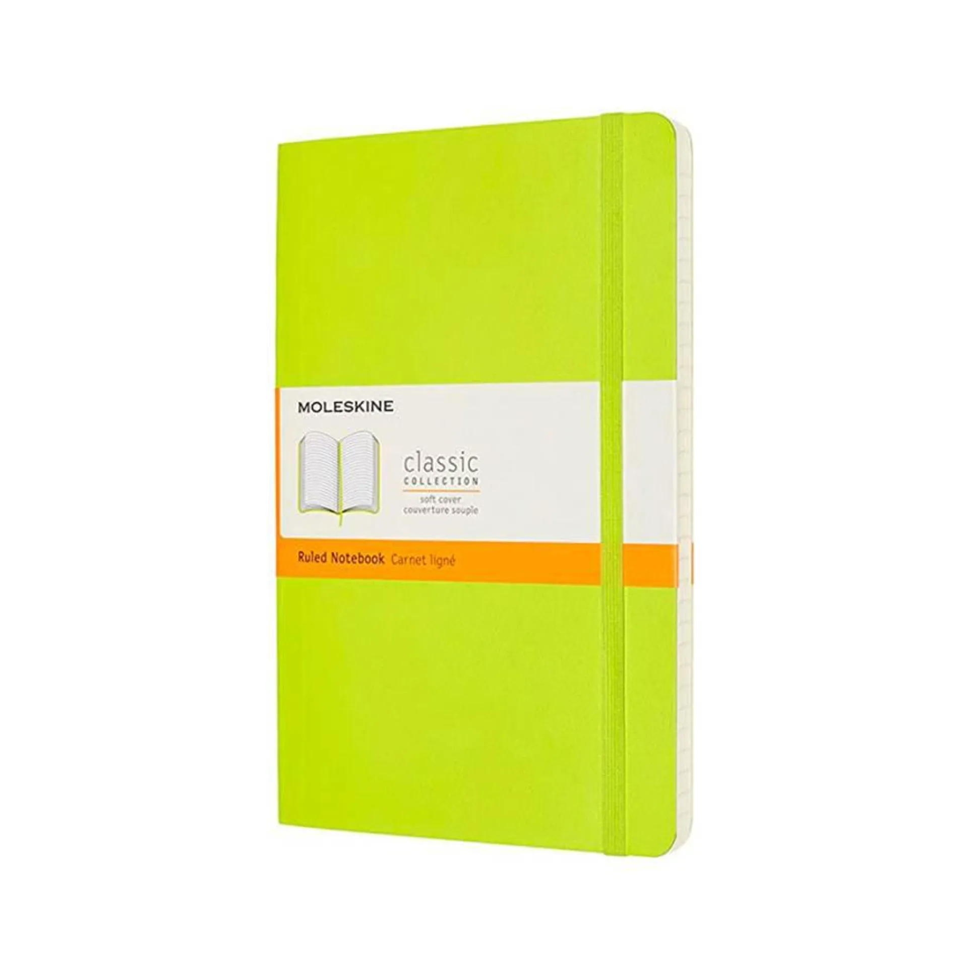 Cuaderno Pequeño Rayas Verde Limón Sc