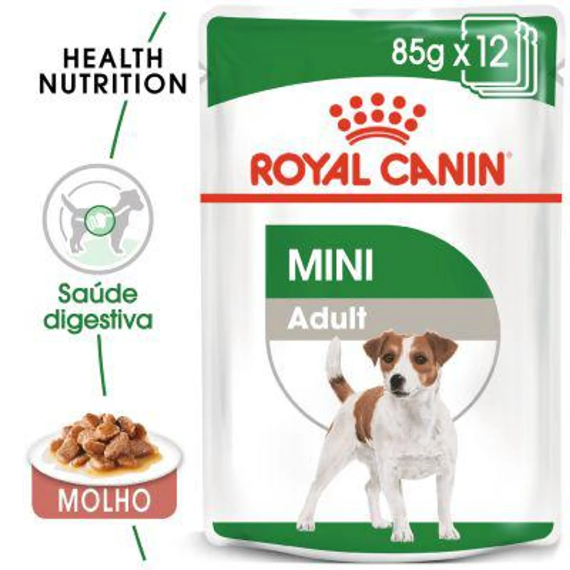 Royal Canin Mini Adult em molho comida húmida para cães