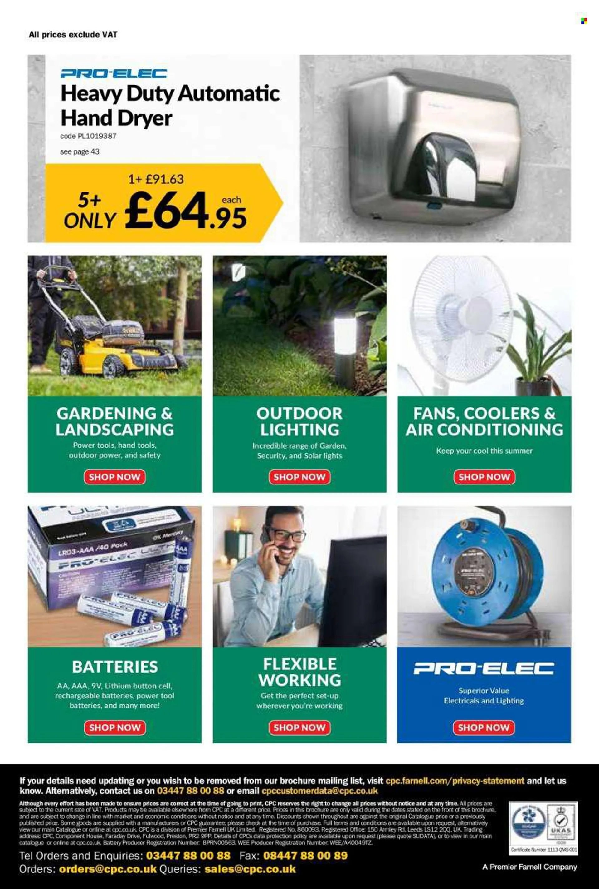 CPC offer  - 1.6.2022 - 30.6.2022 - Sales products - lighting, power tools, hand tools. Page 104.