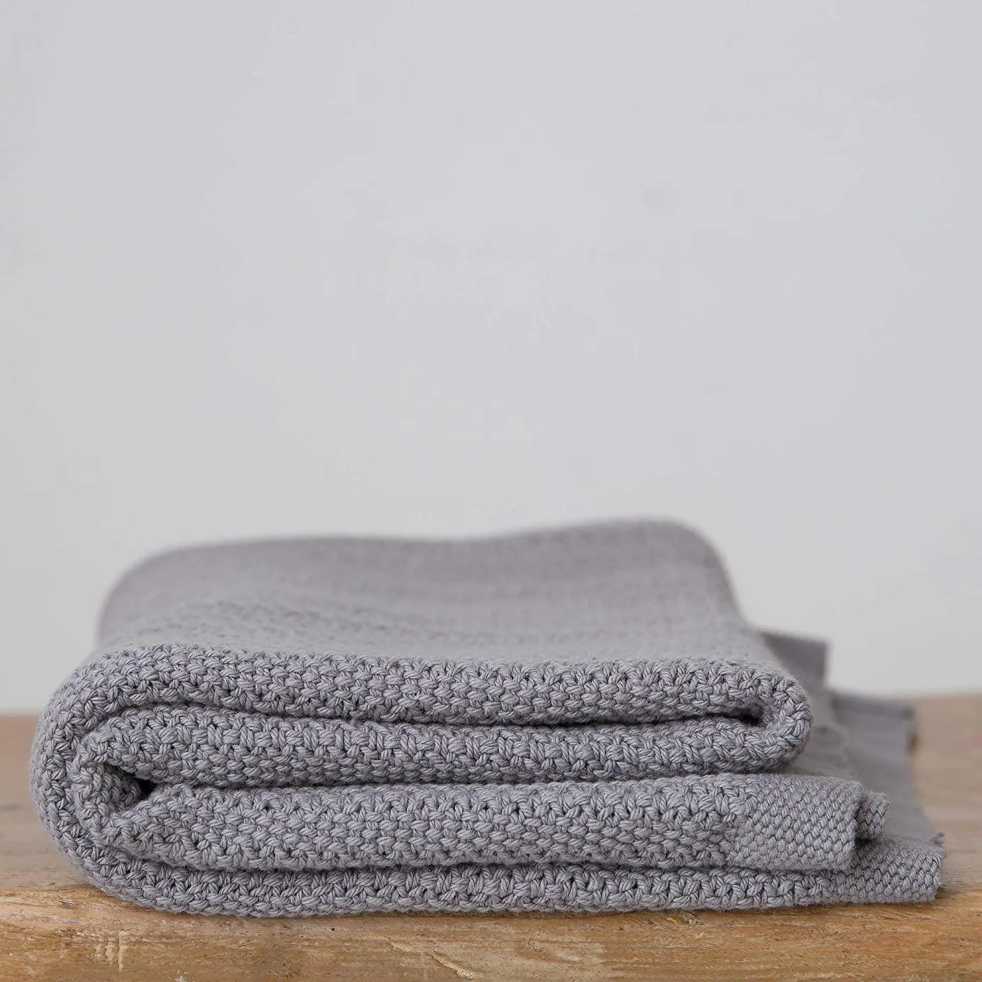 Hippychick Cellular Baby Blanket Slate Grey