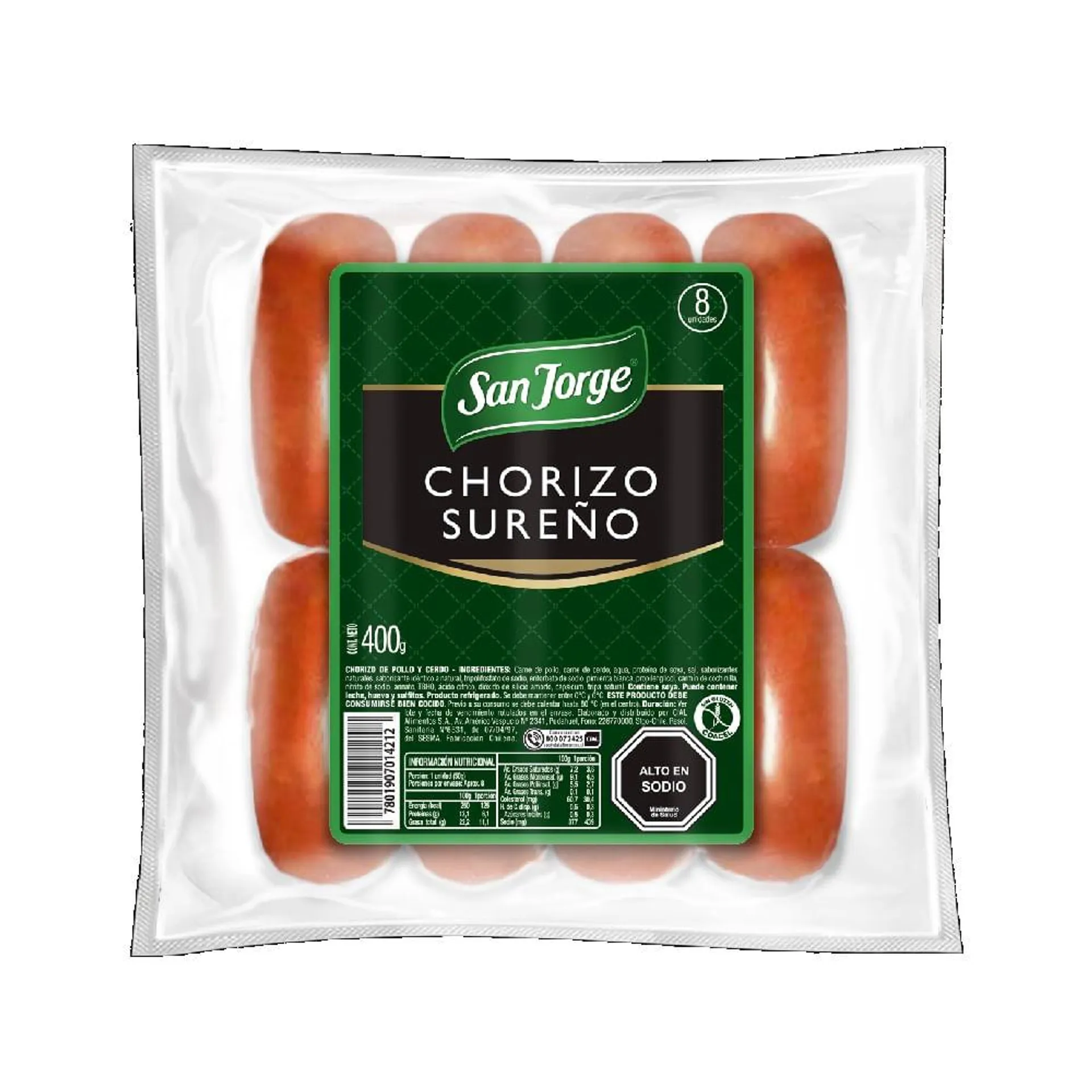 Chorizo sureño San Jorge 8 un