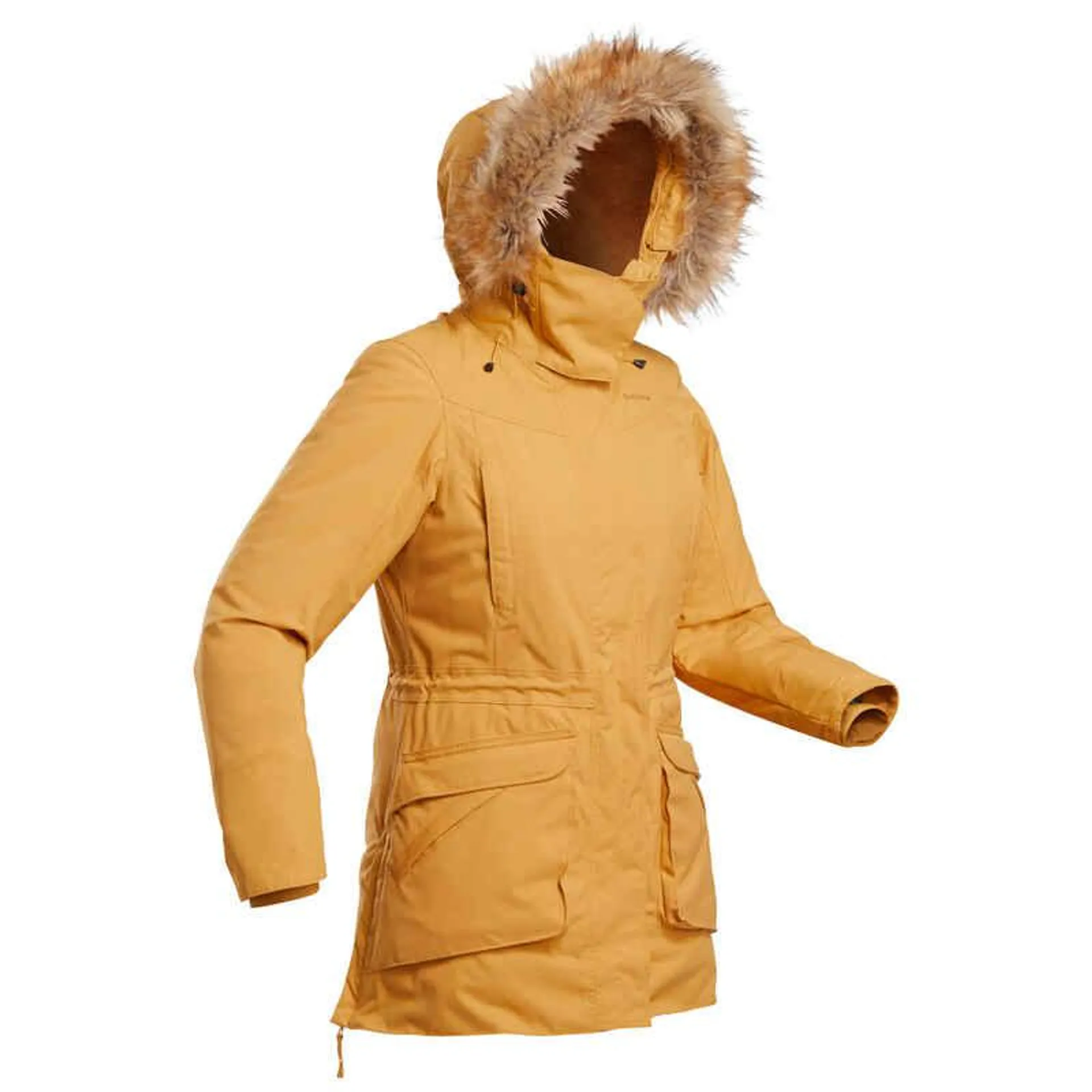 Dámska nepremokavá zimná bunda na turistiku SH500 Ultra-Warm do -20 °C