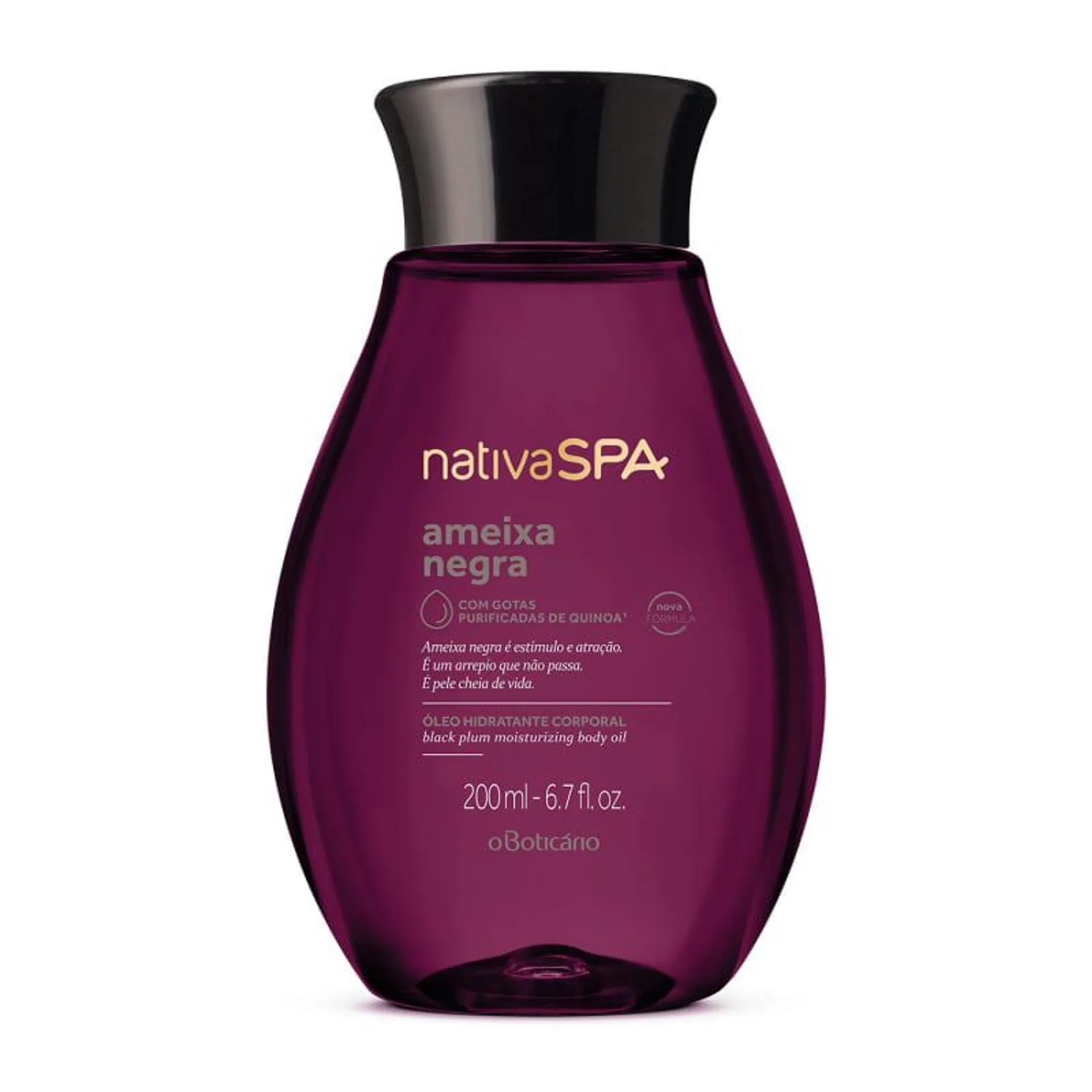 Óleo Hidratante Corporal Nativa SPA Ameixa Negra 200ml