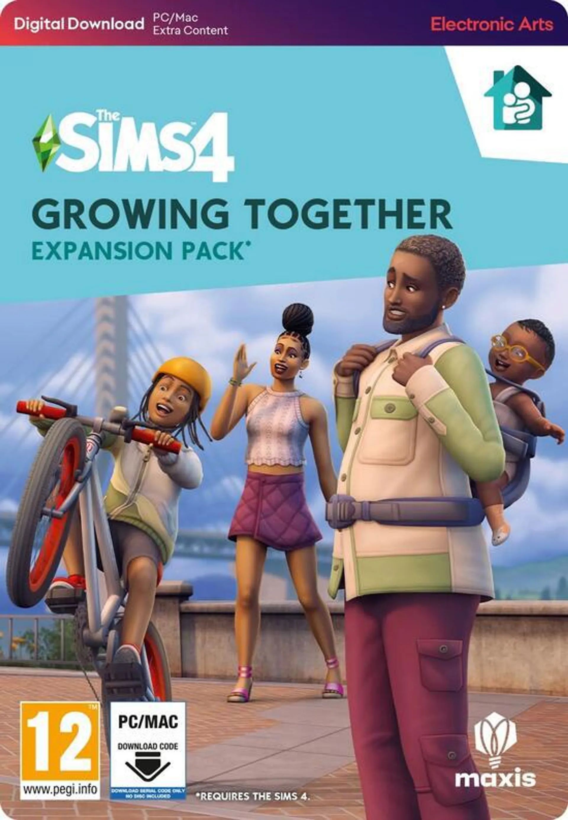 Die Sims 4: Zusammen Wachsen (Code in a Box)