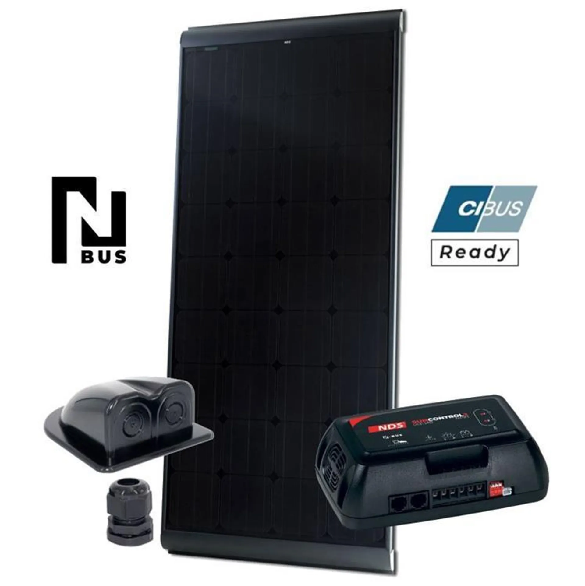 NDS KIT BLACKSOLAR BS 185W+Sun Control N-BUS SCE320M+ PST-B