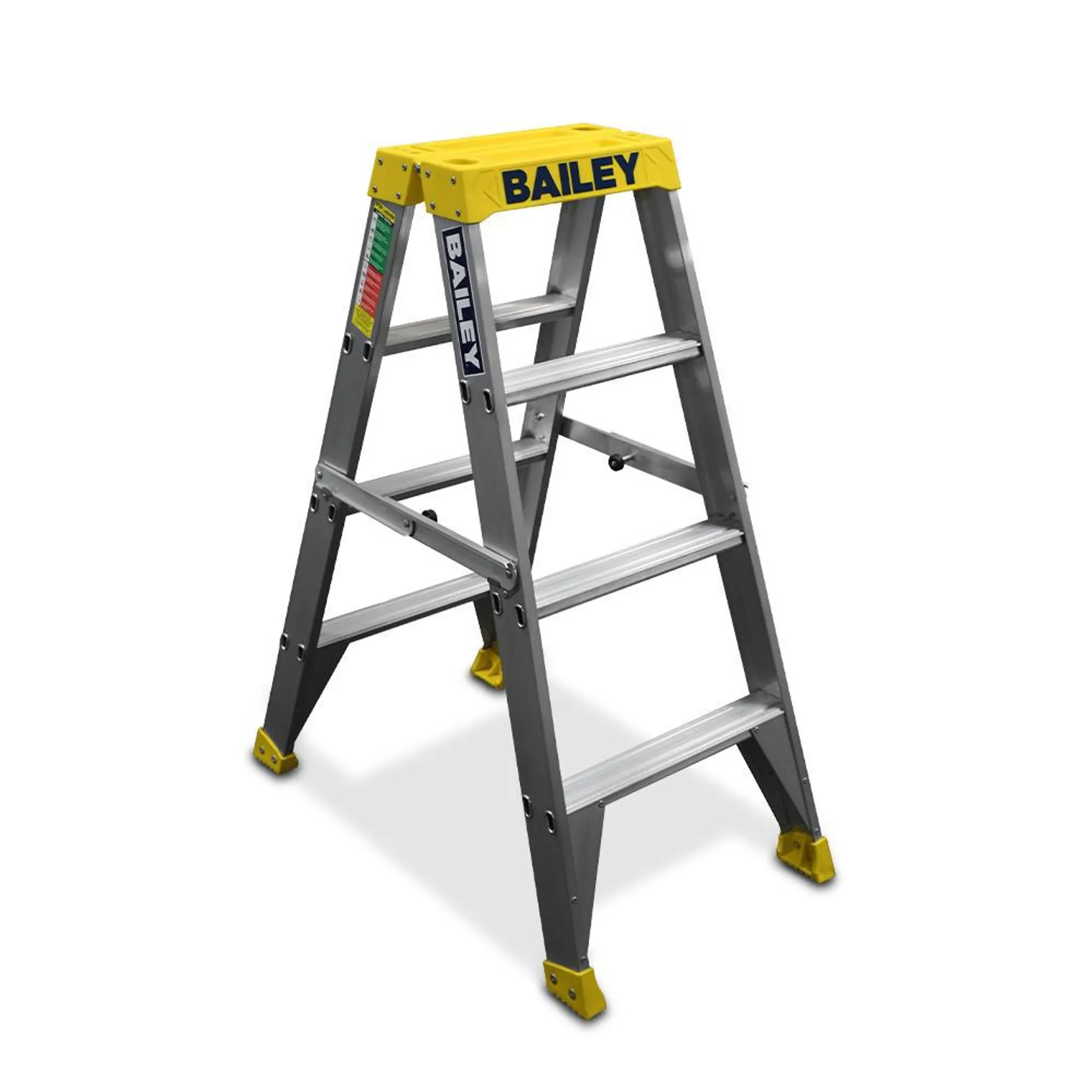 Bailey FS13967 1.2m 150kg Big Top Pro Aluminium 4 Step Double Sided Stepladder