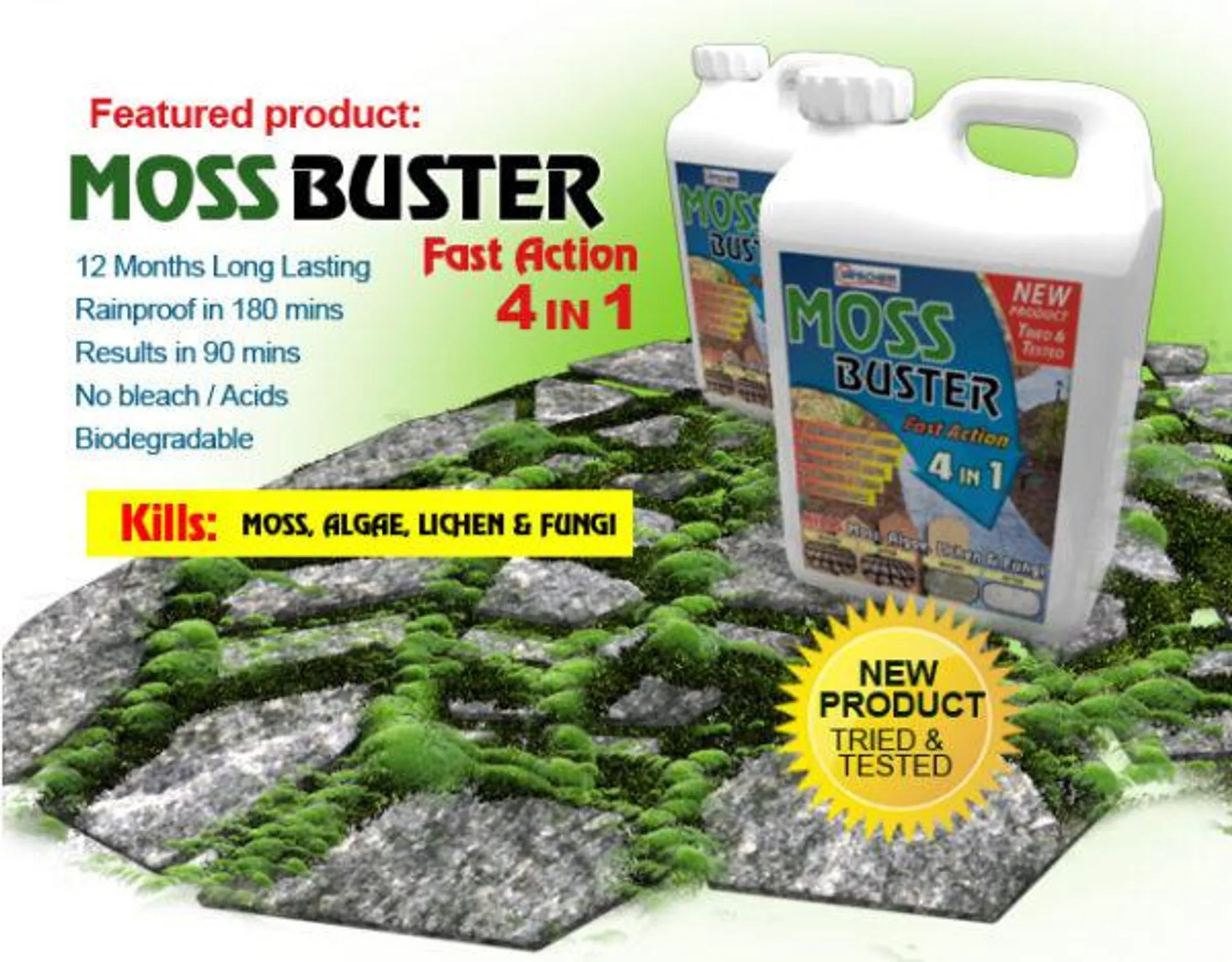 Wes Chem Moss Buster 4 in 1 – replaced by Once