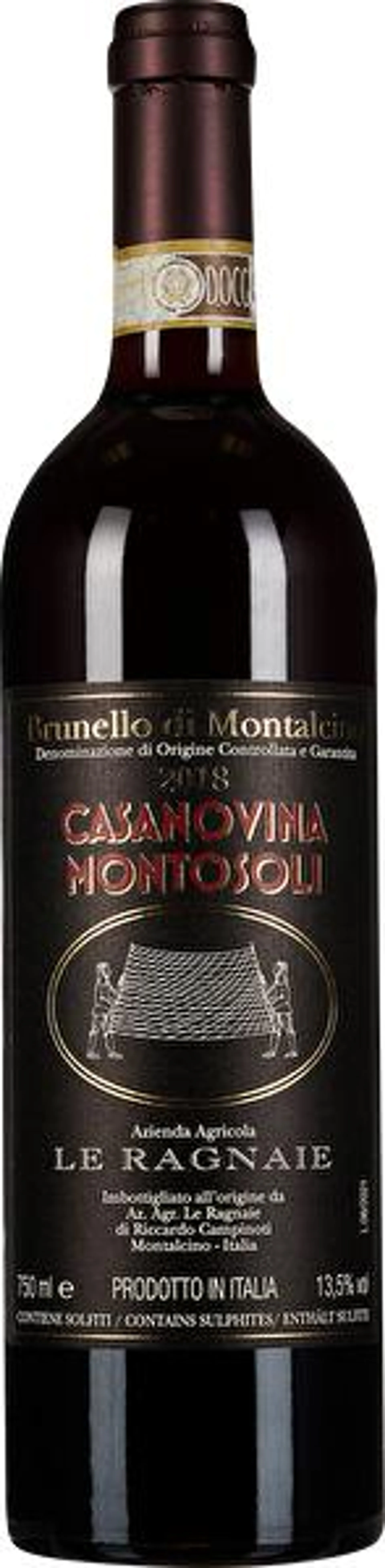 Brunello di Montalcino Casanovina Montosoli 2018