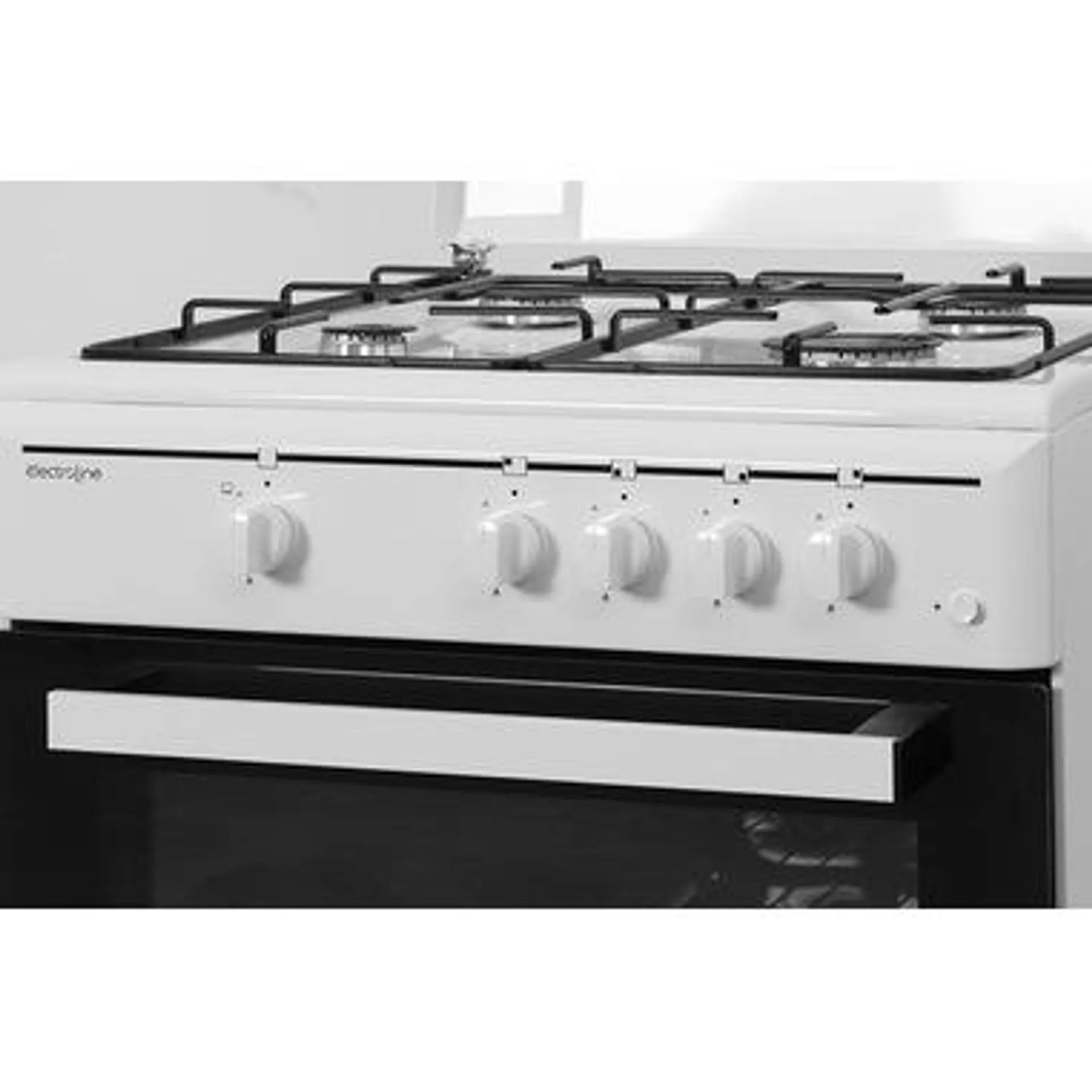 Electroline FSCE-60G4A cucina Piano cottura Gas Bianco A