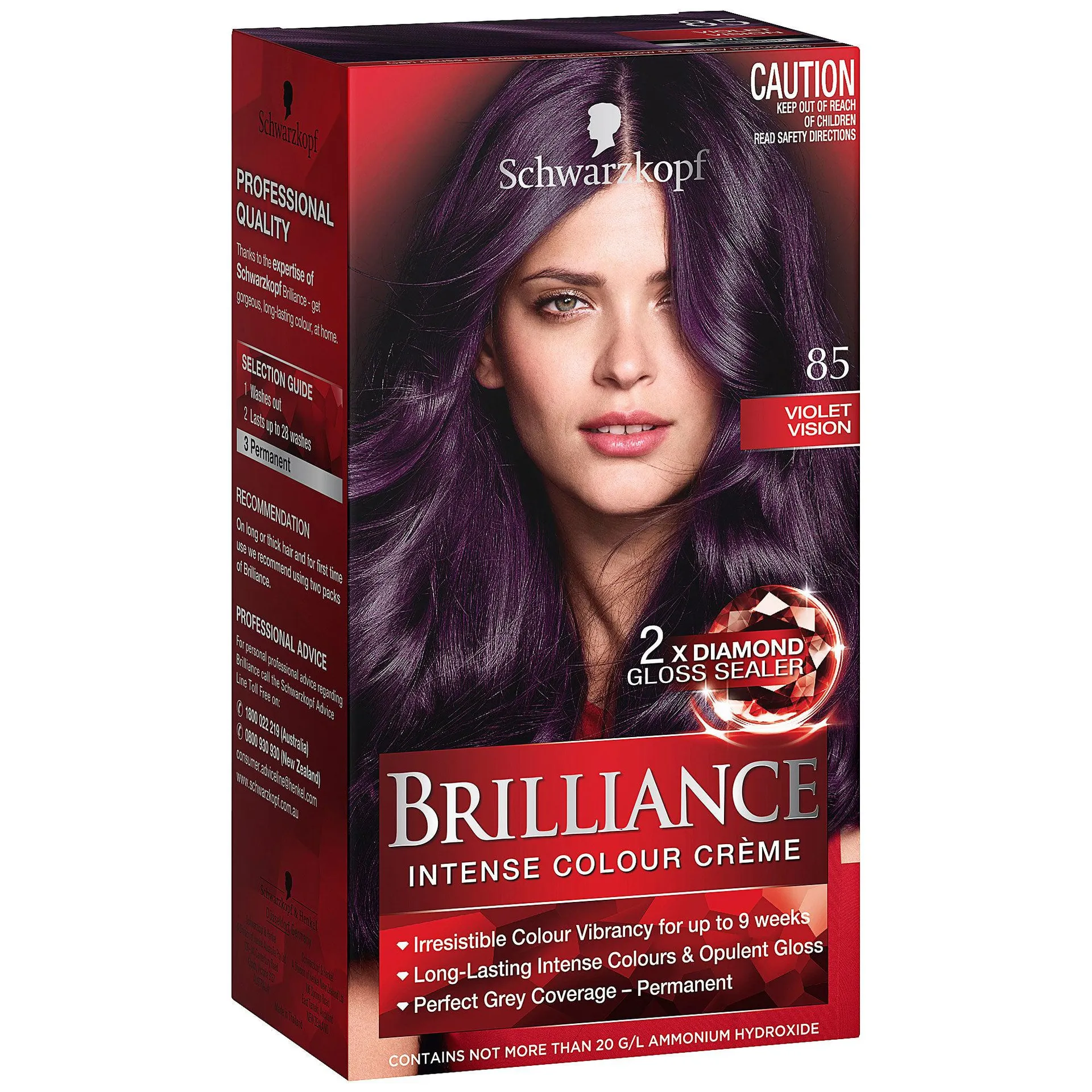 Schwarzkopf Brilliance Intense 85 Violet Vision - Hair Colour