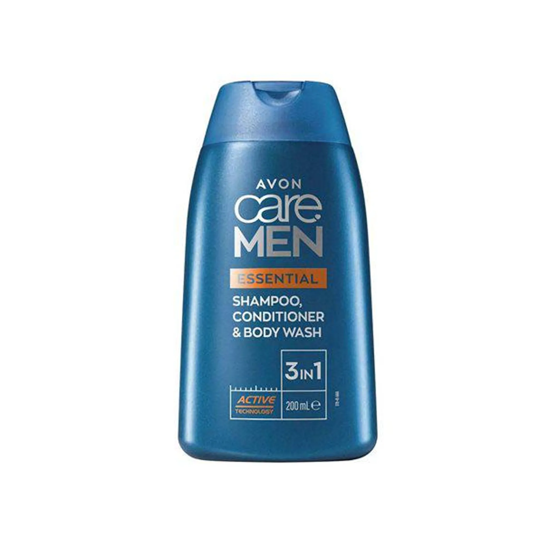 3-em-1 champô, condicionador & gel de banho Avon Care Men