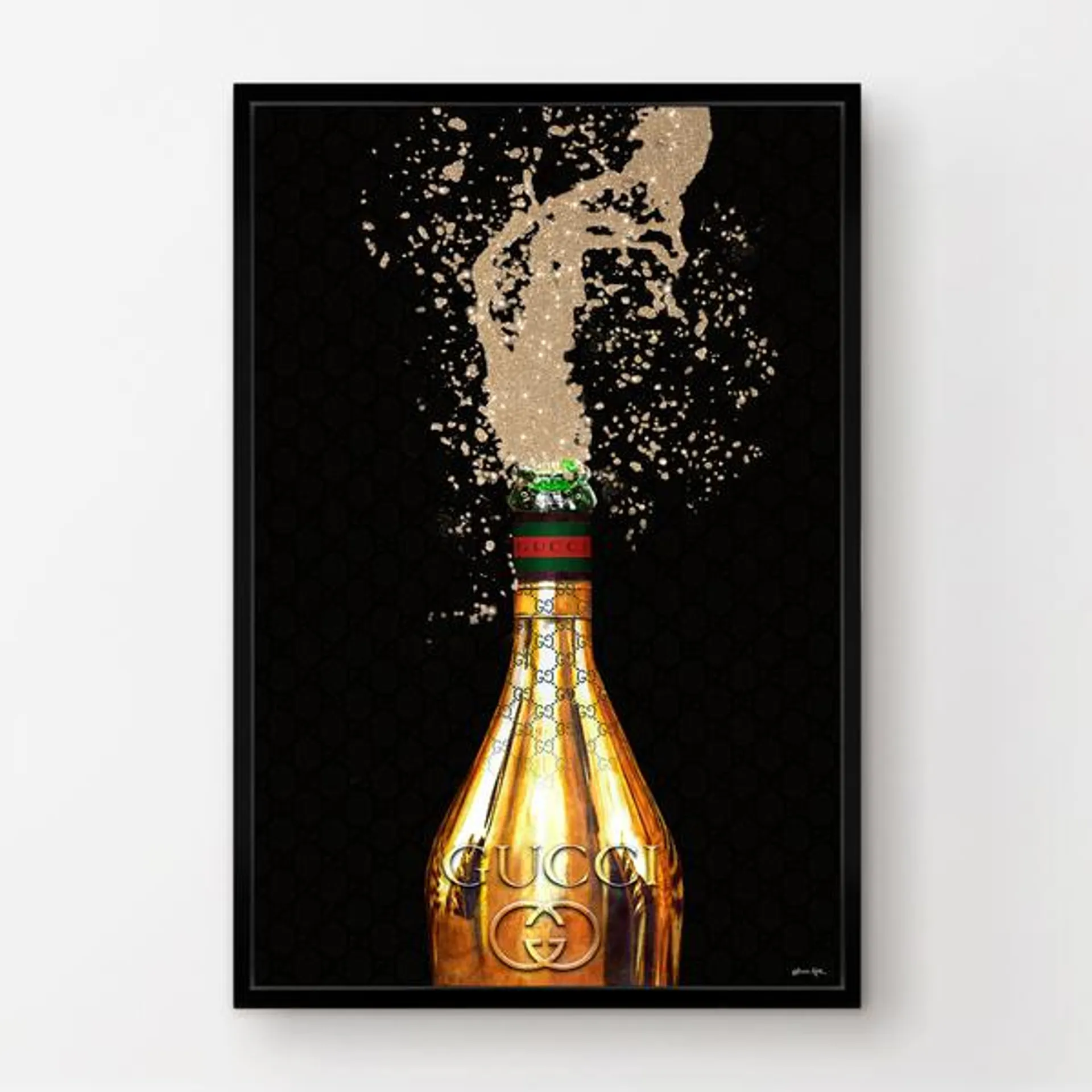 Italian Champagne - Embellished Canvas