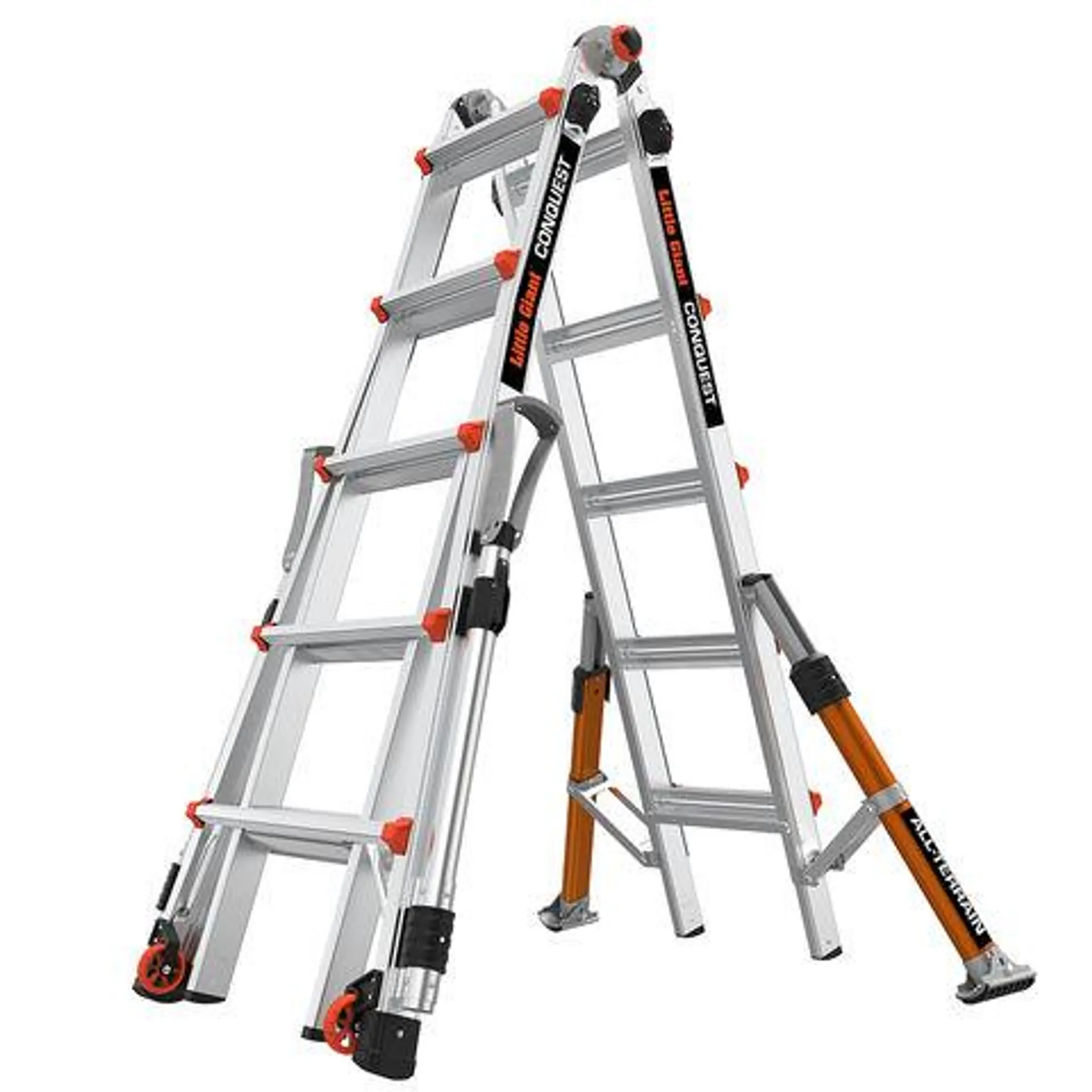 Little Giant 5 Rung Conquest All Terrain Pro Multi-Purpose Ladder