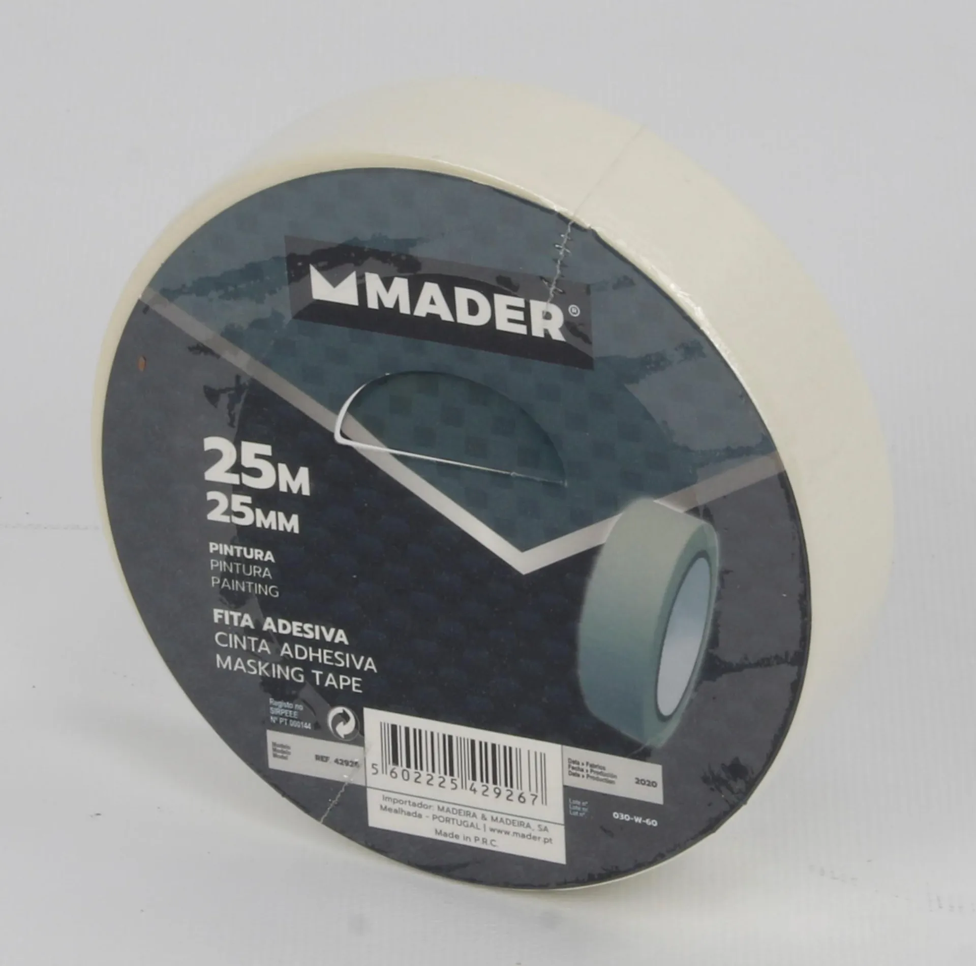 Fita Adesiva, Pintura, 25mmx25m - MADER® | Hardware