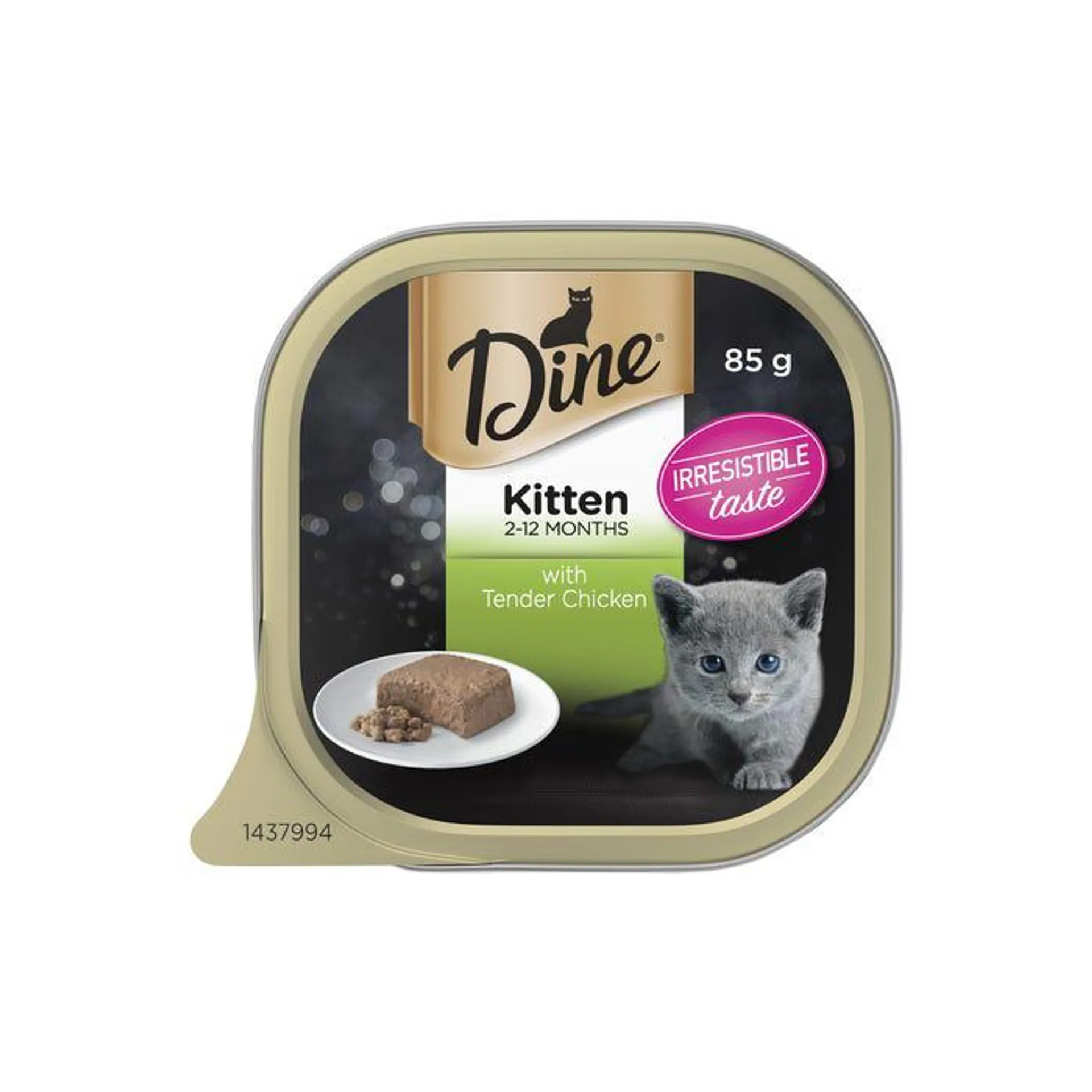 Dine Daily With Tender Chicken Kitten Food 85g