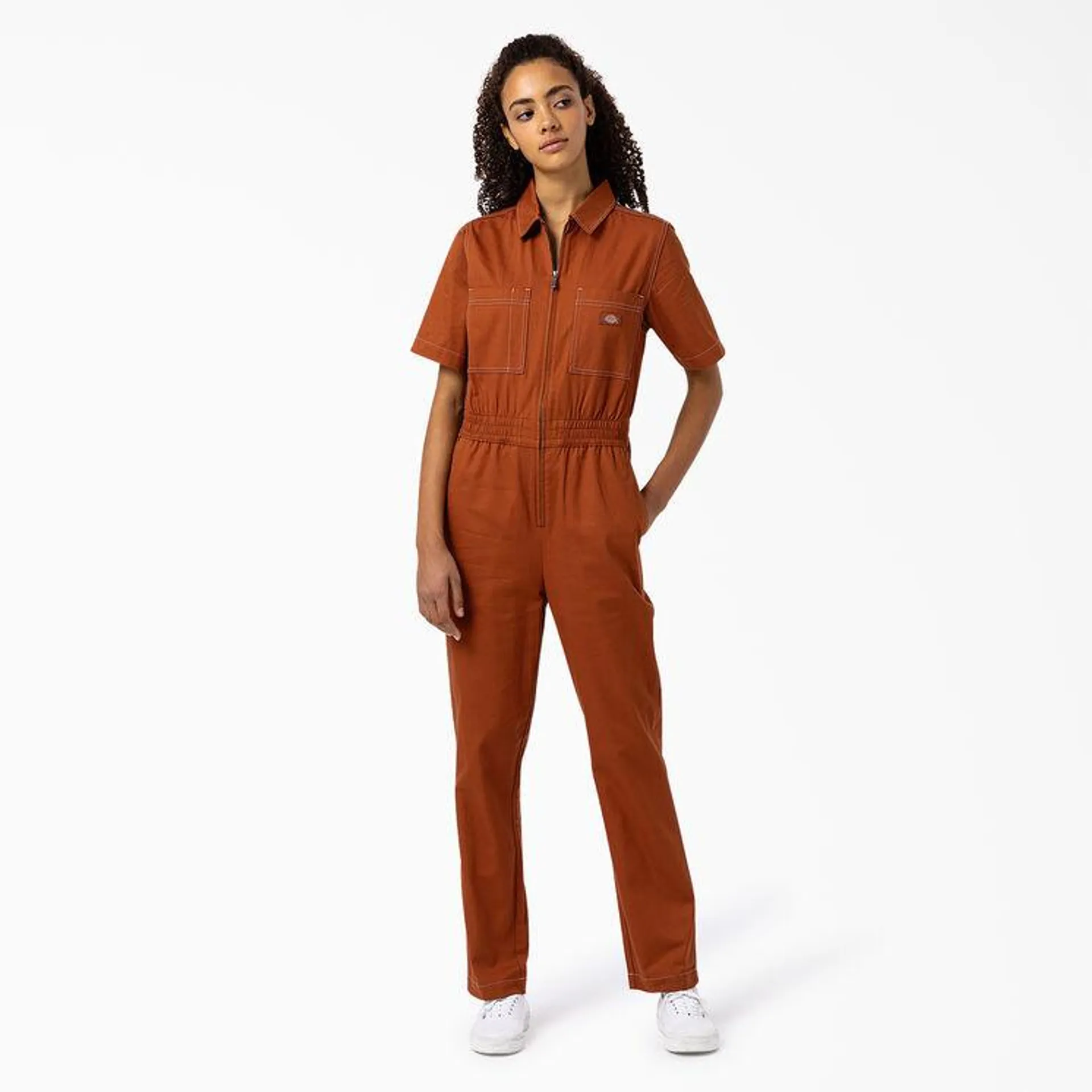 Women's Florala Coveralls, Gingerbread Brown