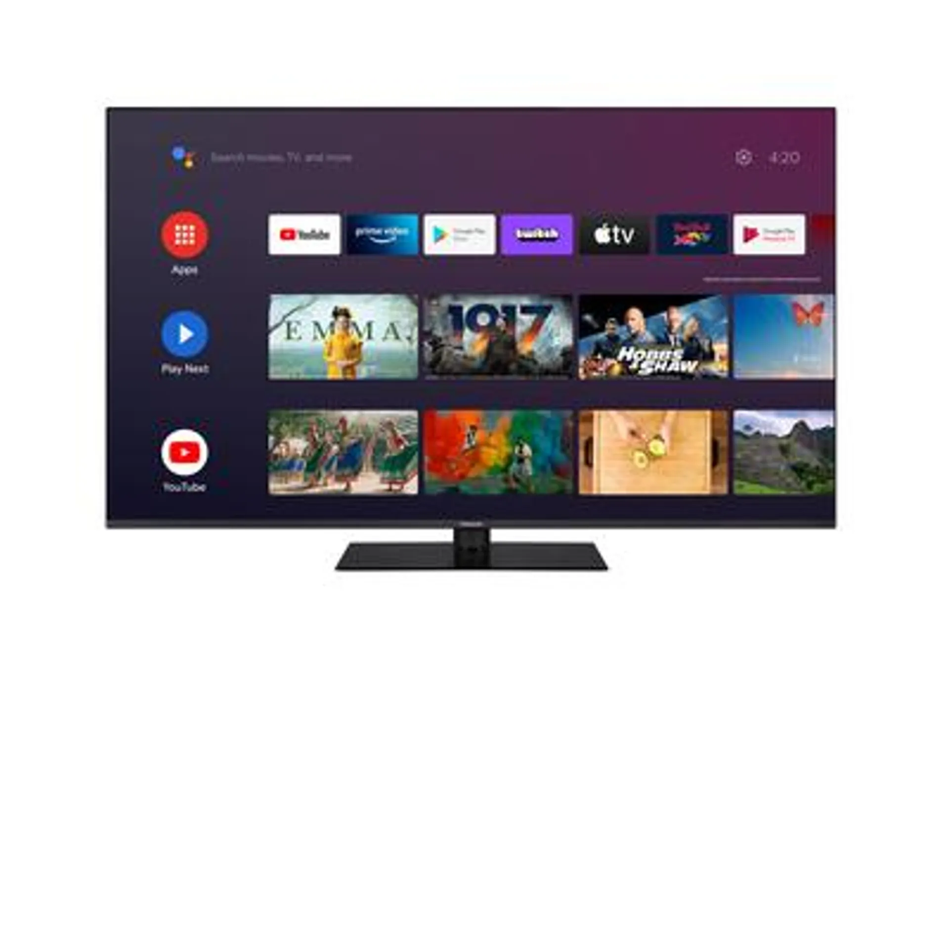 Dimensioni schermo (pollici) 43 - Smart Tv - Risoluzione 4K