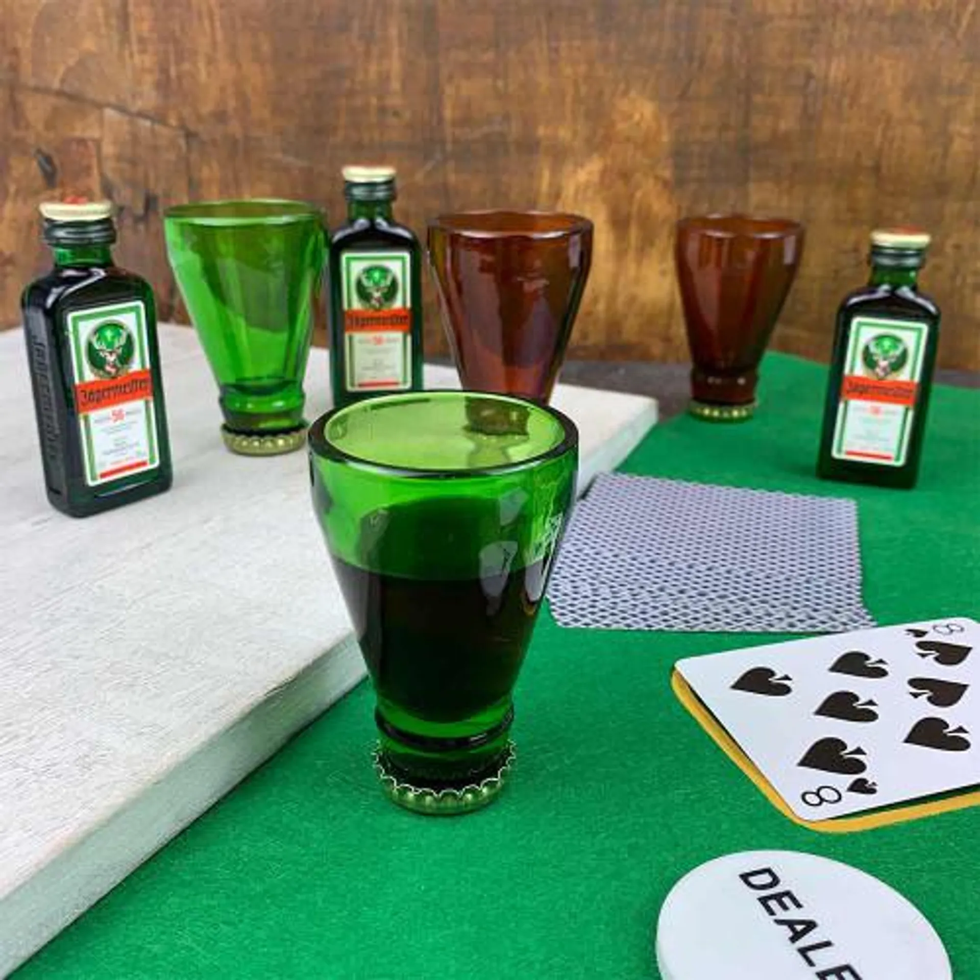 Jägermeister Gift Set – 4 Bottle Top Shot Glasses