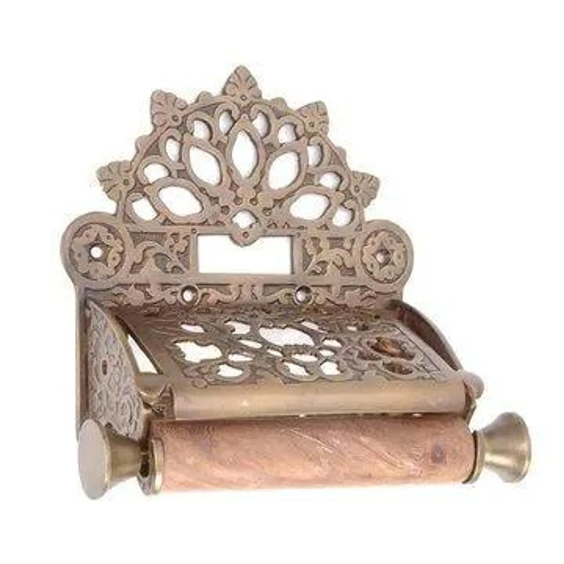 Restorers French Covered Toilet Paper Holder