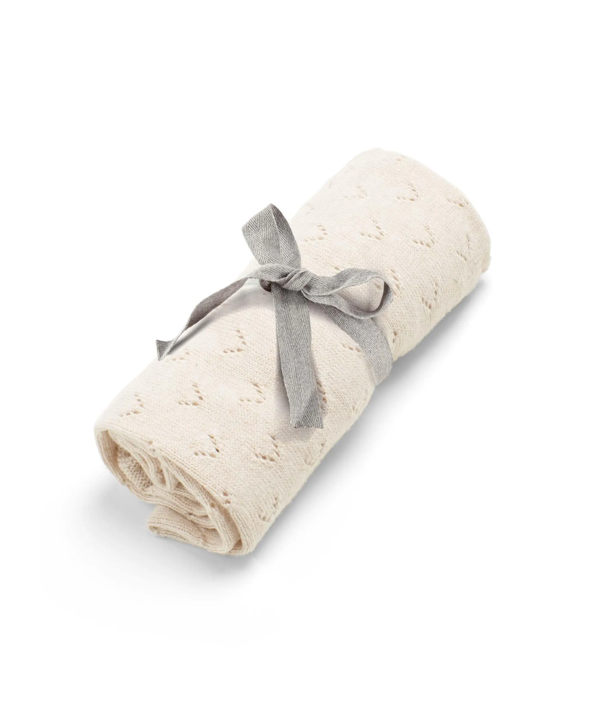 Born to be Wild - Oatmeal Pointelle Blanket