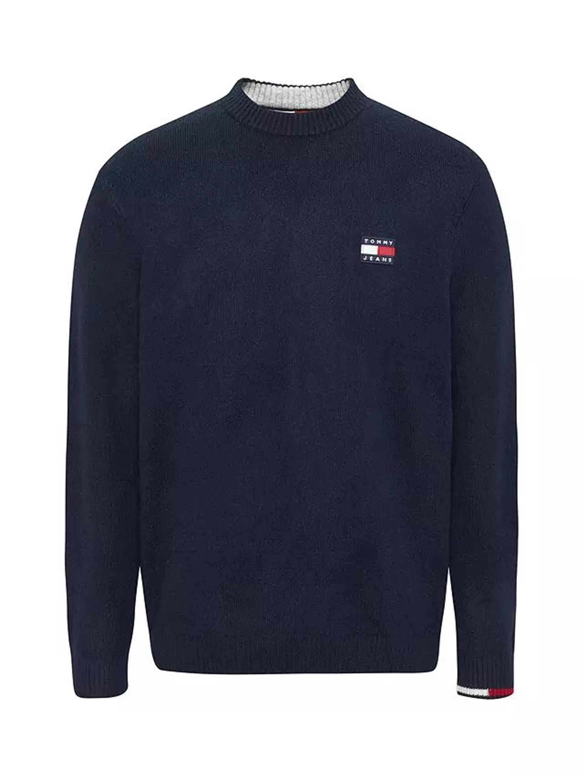 Tommy Jeans Relaxed Badge Jumper, Twilight Navy