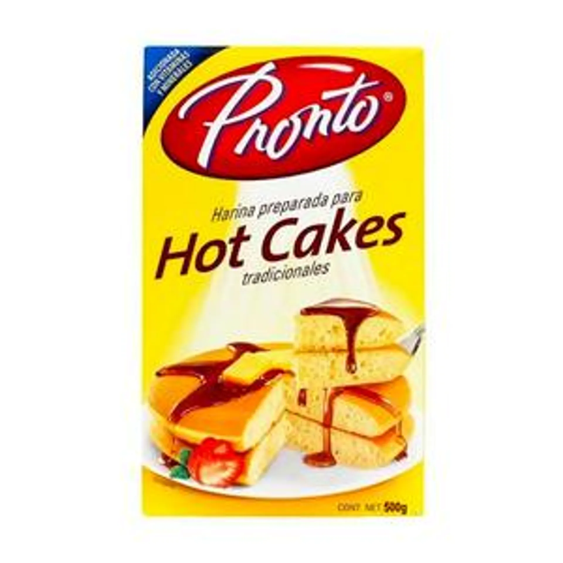 HARINA PARA HOT CAKES NORMAL PRONTO CAJA 500 GR.