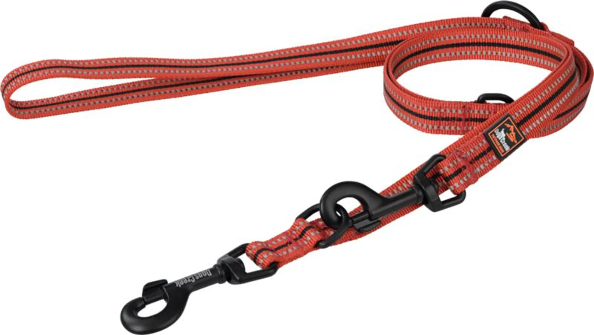 Dogs Creek Energetic Leash red S-M
