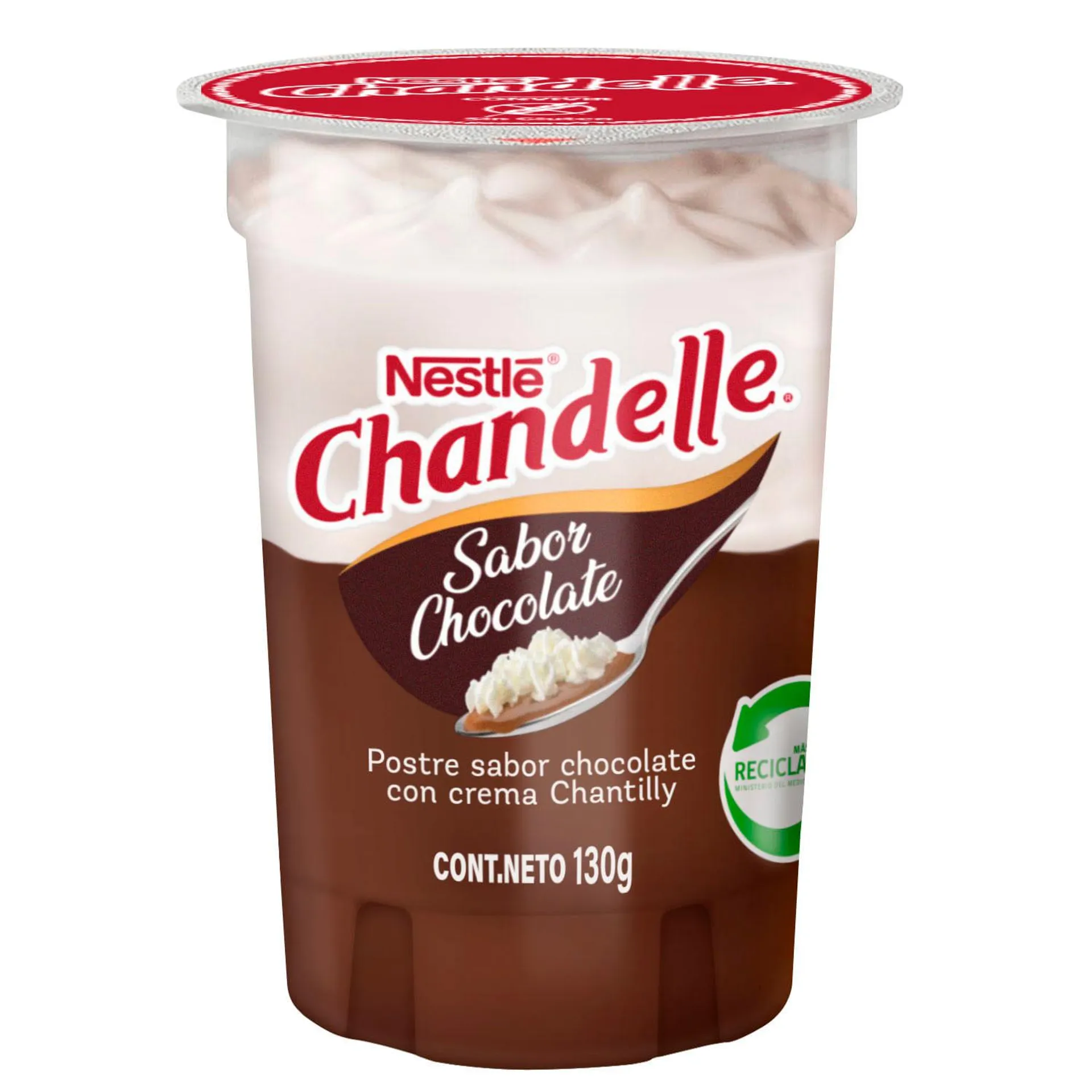 Postre Chandelle Crema sabor chocolate 130g