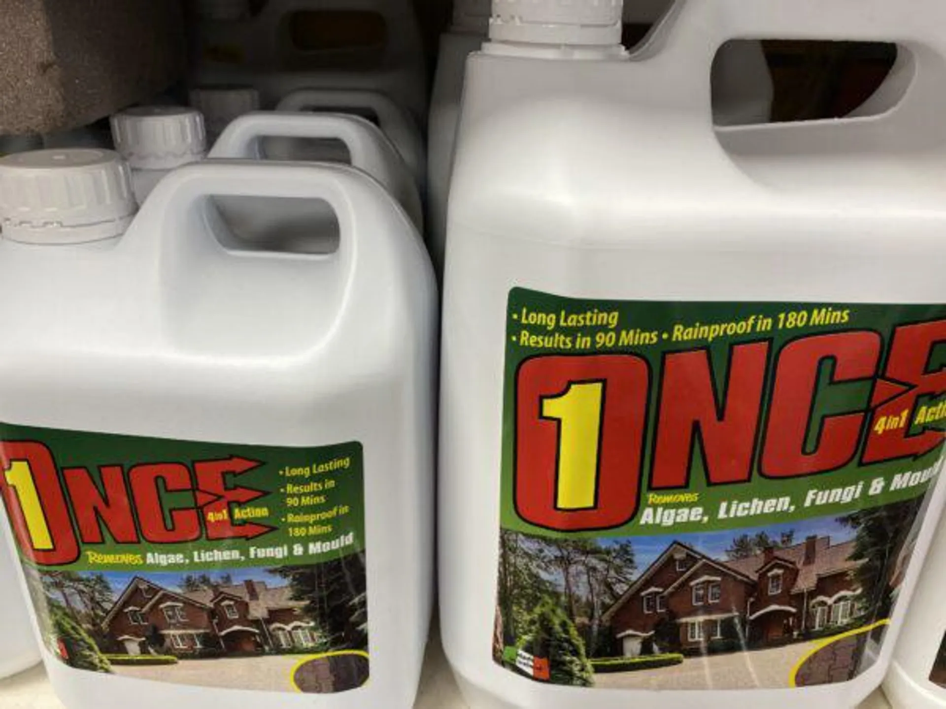 ONCE 4 IN 1 Action Moss Algae Lichen Fungi and Mould Remover