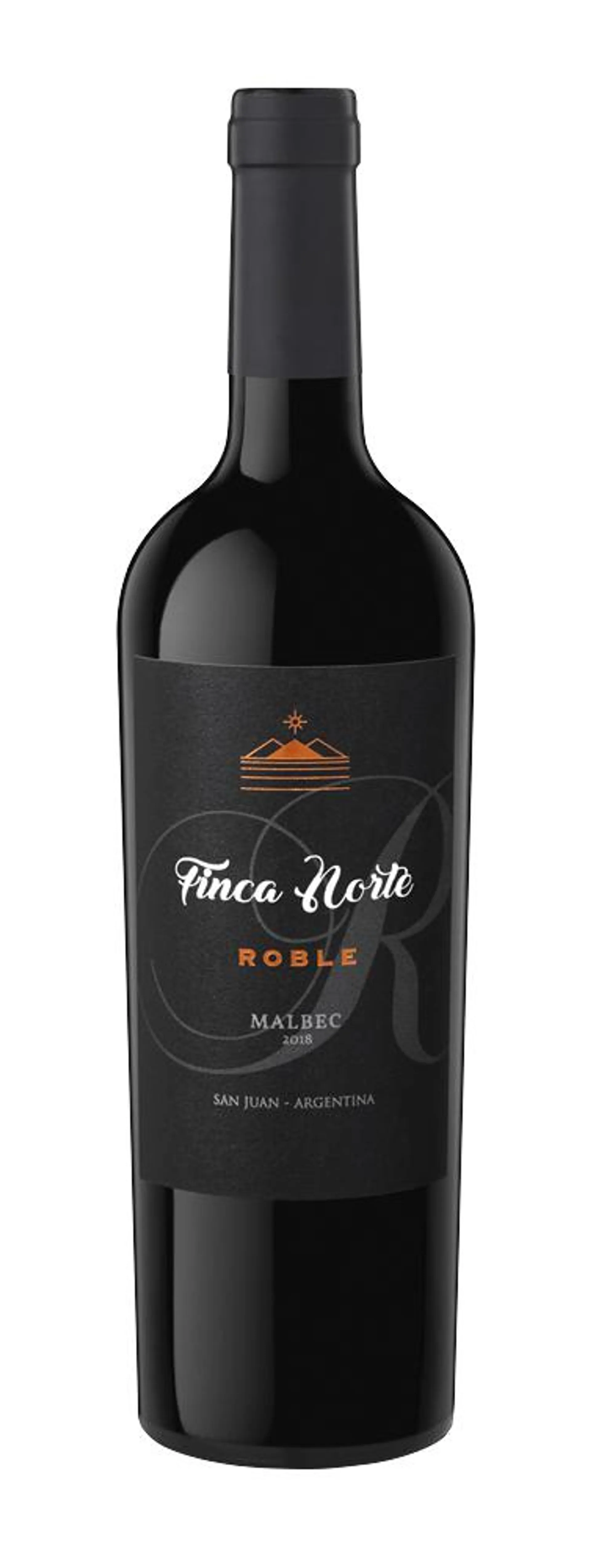 Vino Tinto Finca Norte Malbec Roble 750 ml.