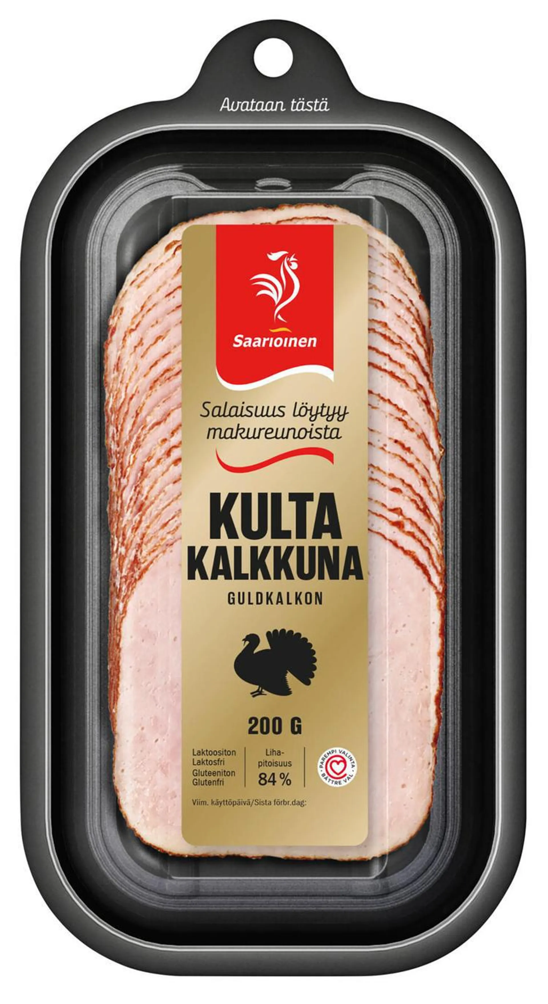 Saarioinen Kultakalkkuna limiviipale, kokolihavalmiste 200g