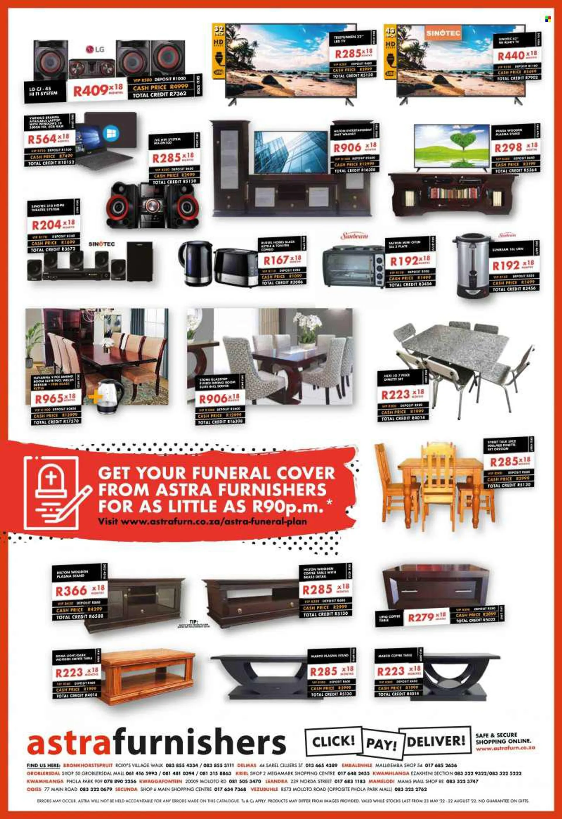 Astra Furnishers catalogue  - 23/05/2022 - 22/08/2022. - 23 May 22 August 2022 - Page 4