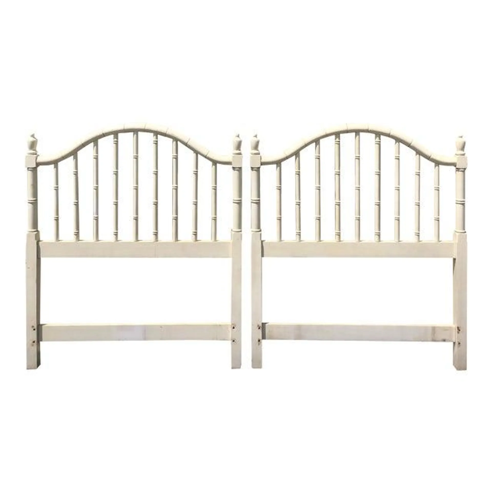 Thomasville Faux Bamboo Twin Headboards- a Pair