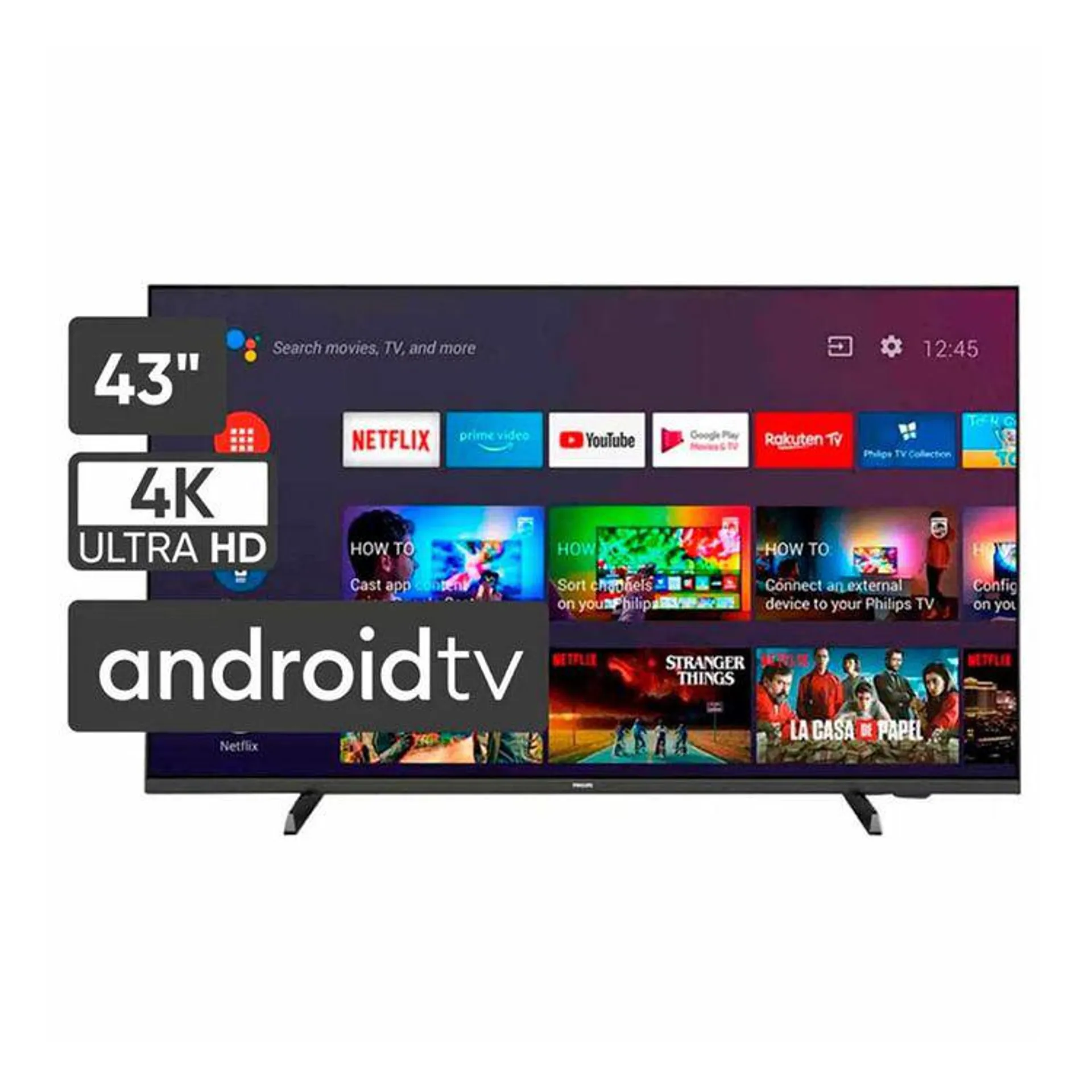 Smart Tv Philips Uhd 43" 43Pud7406