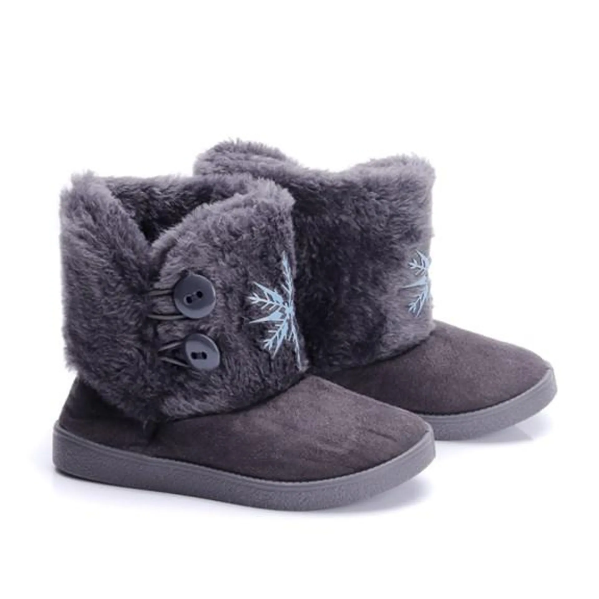 Bota Ugg Rasteira Blackboar Infantil Feminina - GRAFITE