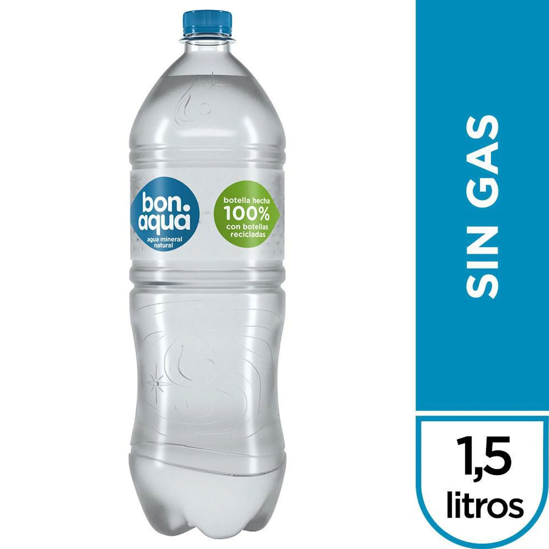 Agua Mineral Bonaqua Sin Gas 1,5 Lt