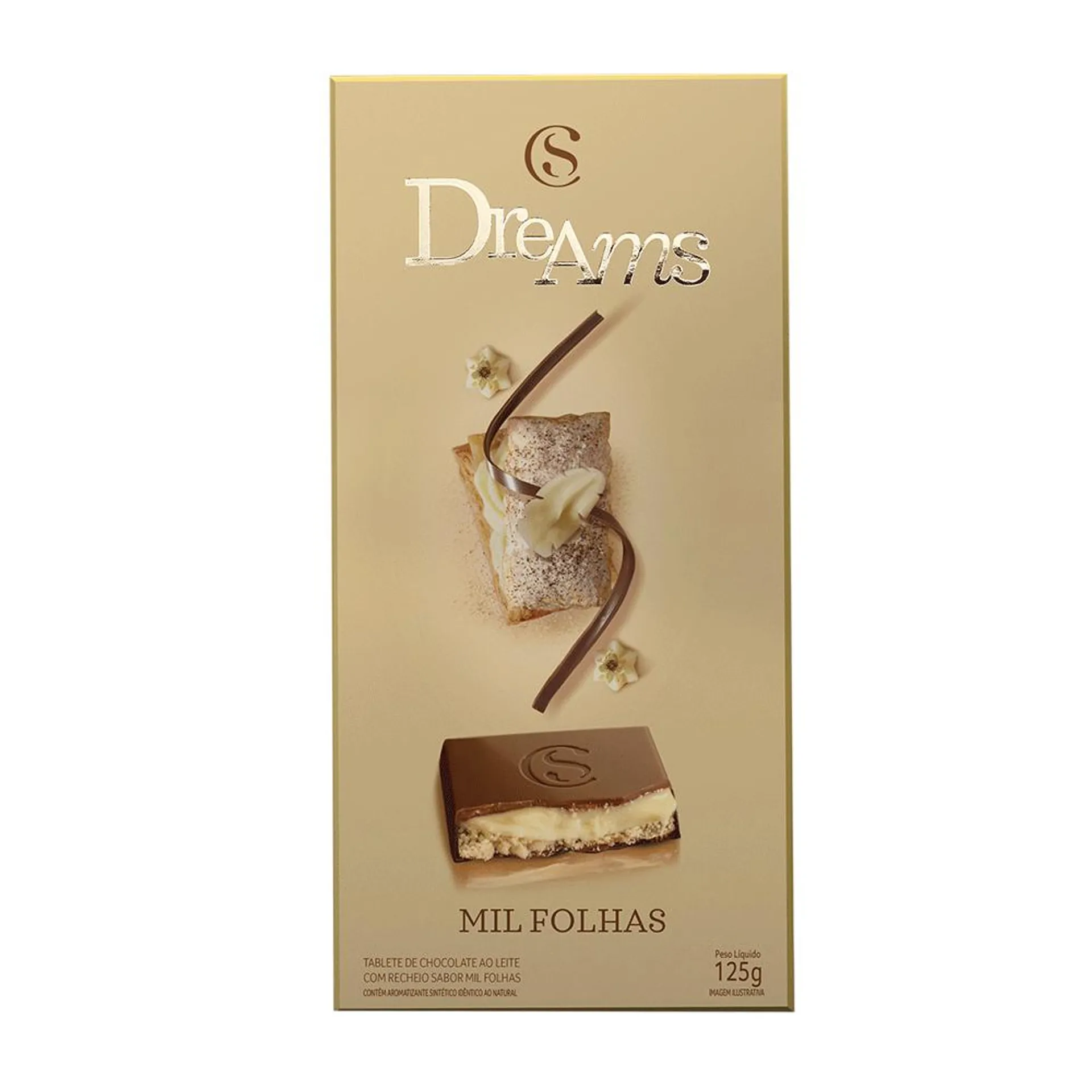 TABLETE DREAMS MIL FOLHAS 130G