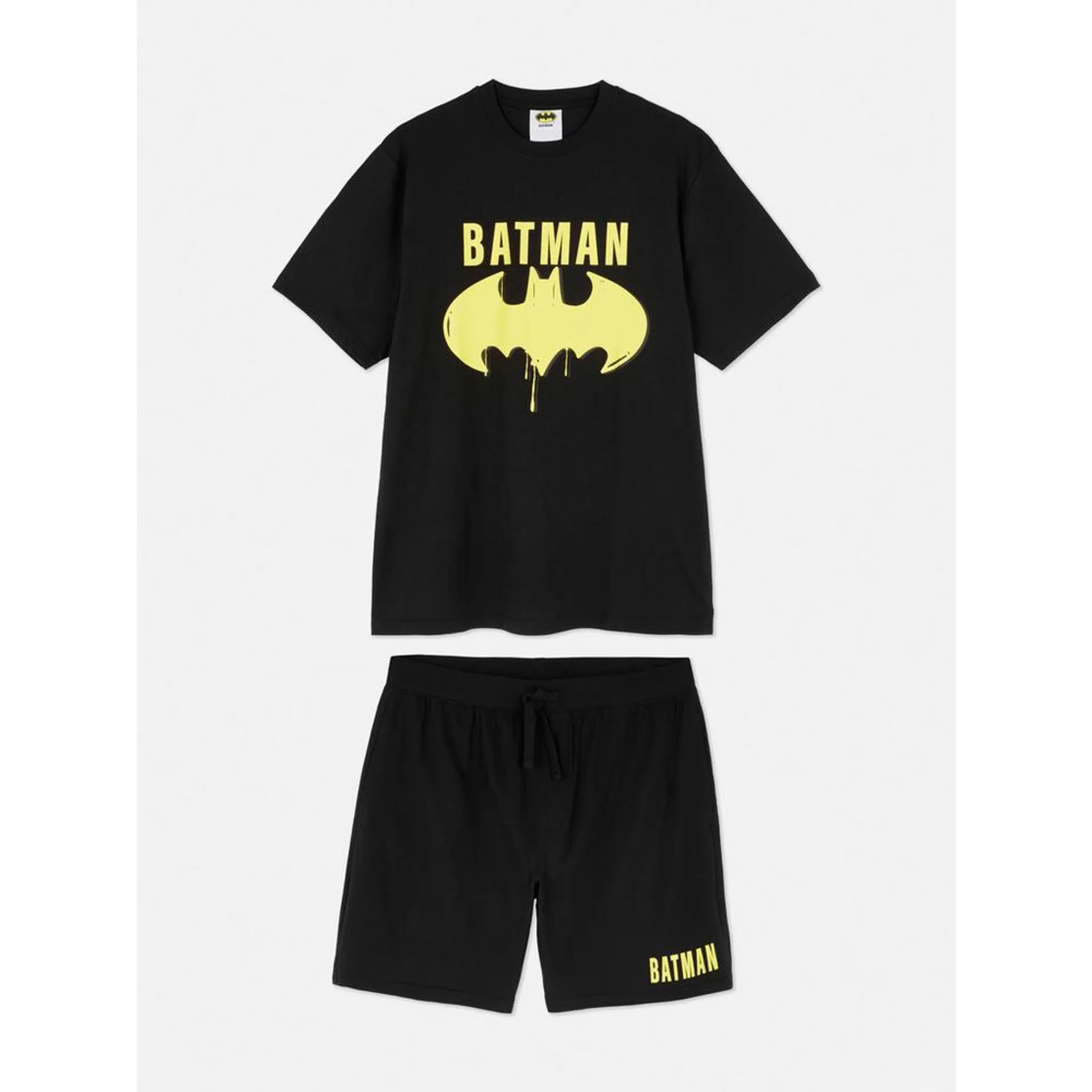 Pijama t-shirt e calções Batman