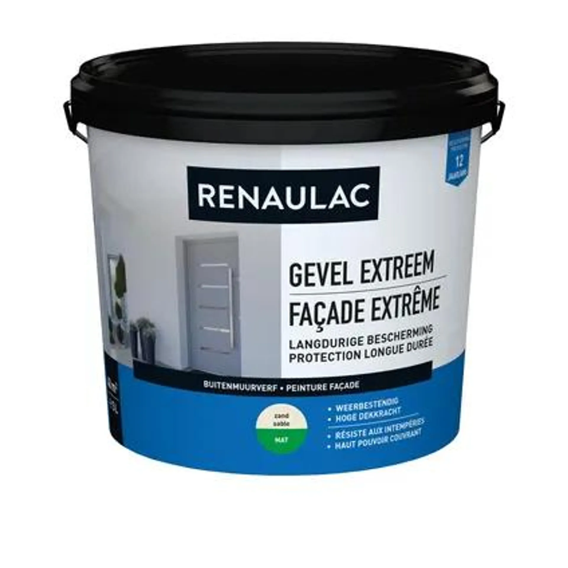 Renaulac peinture façade Extrême sable 5L