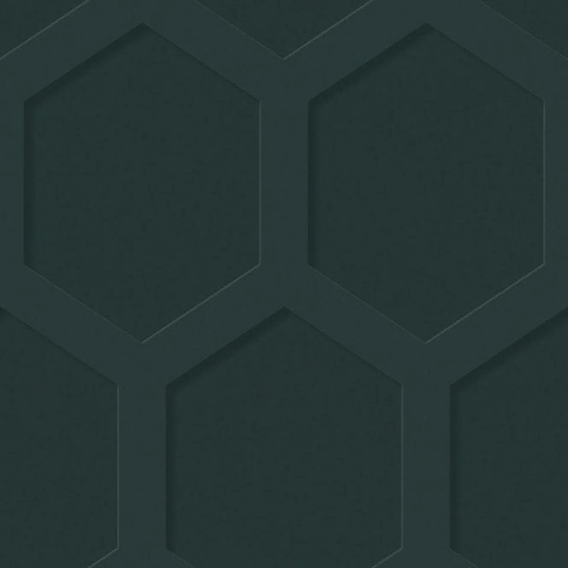 Hexagon Wood Panel wallpaper in emerald