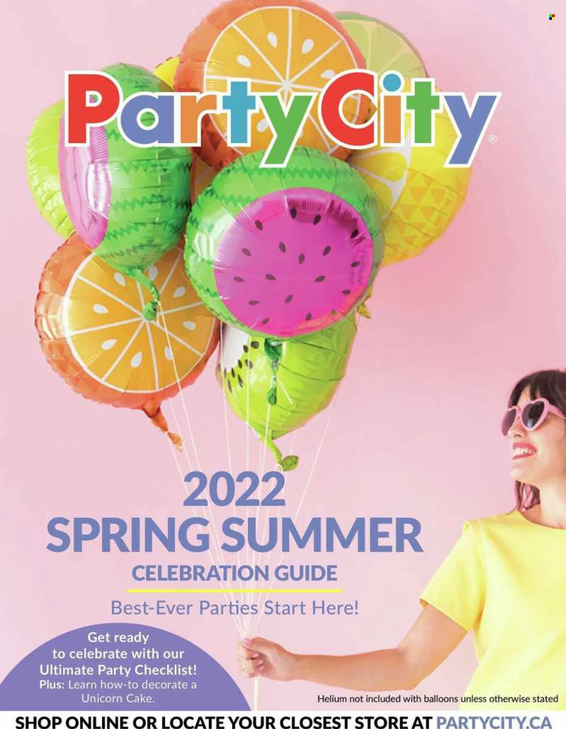 Party City Flyer - April 15, 2022 - September 01, 2022. from April 15 to September 1 2022 - flyer page 1