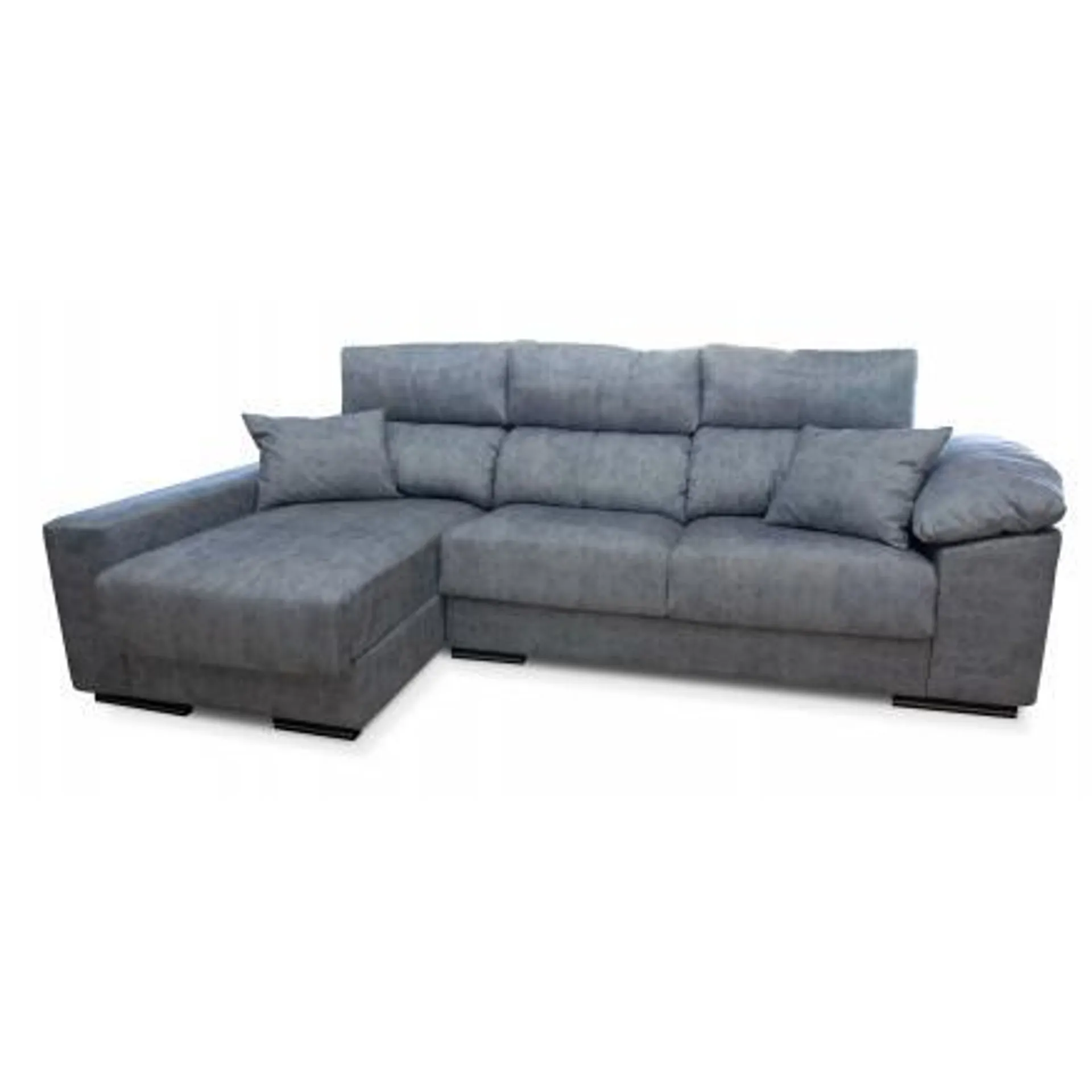 Cómodo sofá 3 plazas con chaiselongue reversible