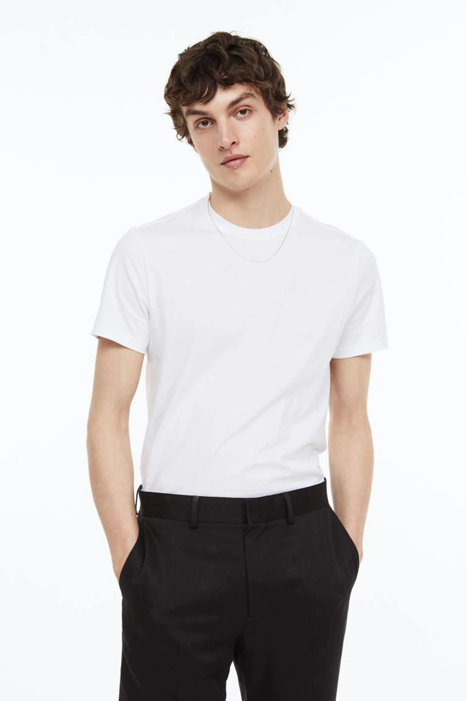 Slim Fit Pima cotton T-shirt