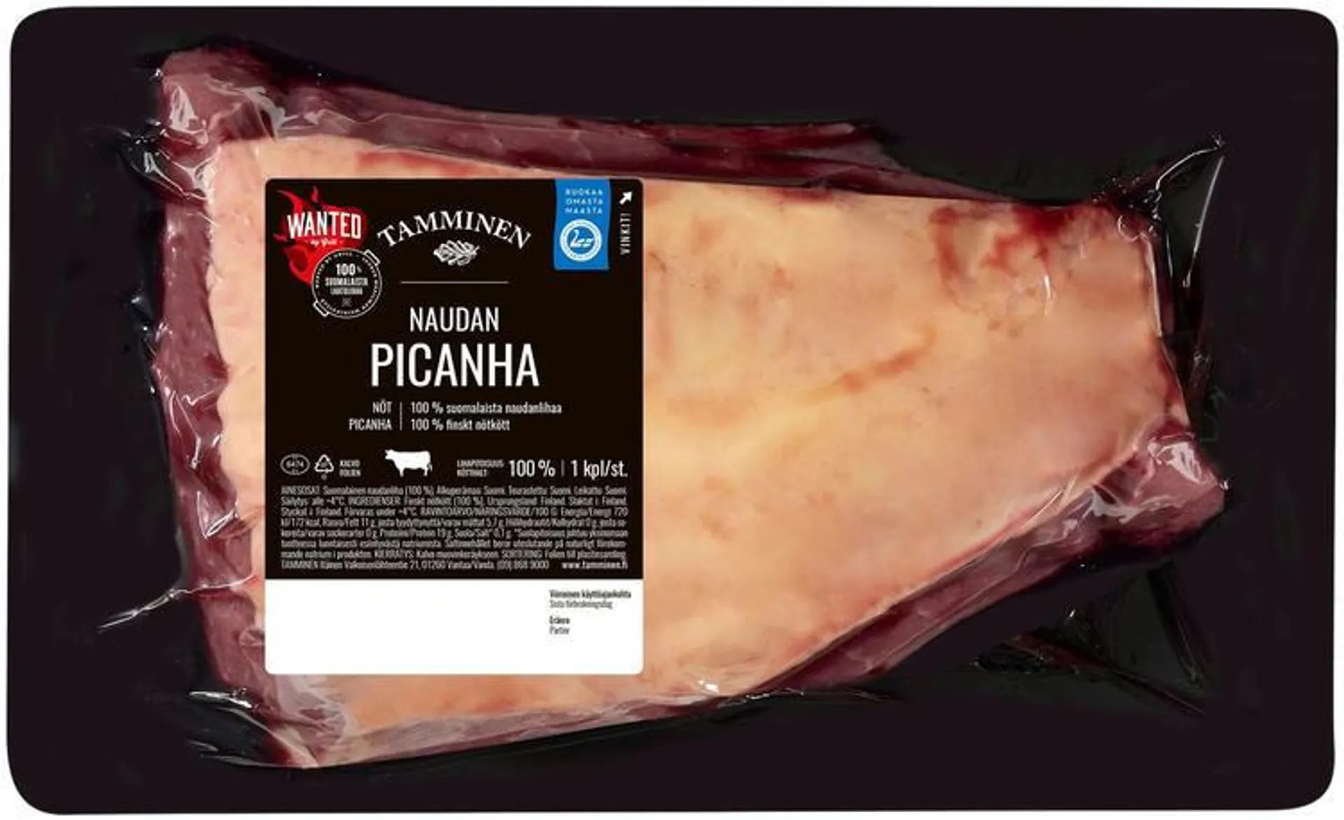 Tamminen naudan Picanha n700g