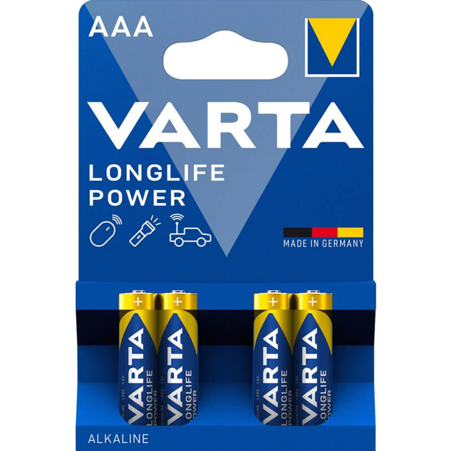 Varta Longlife power AAA alkaline batterijen
