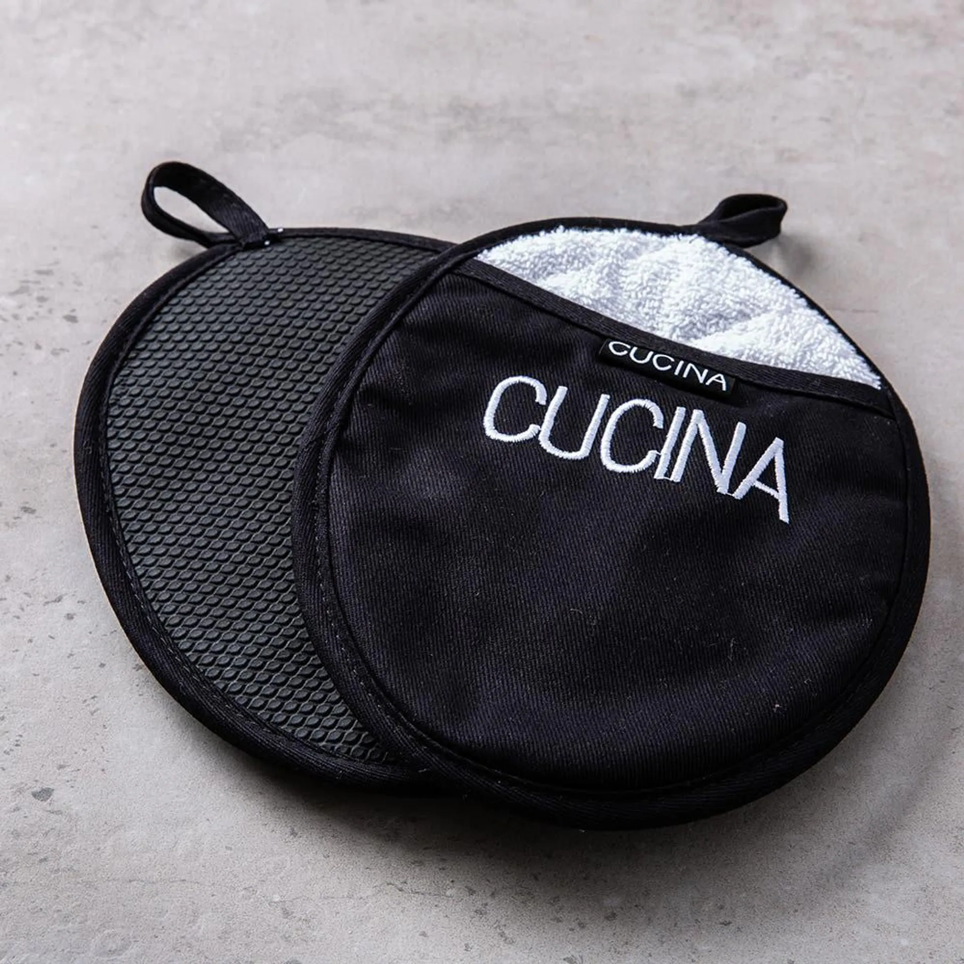 Harman Cucina Pot Holder - Set of 2 (Black)