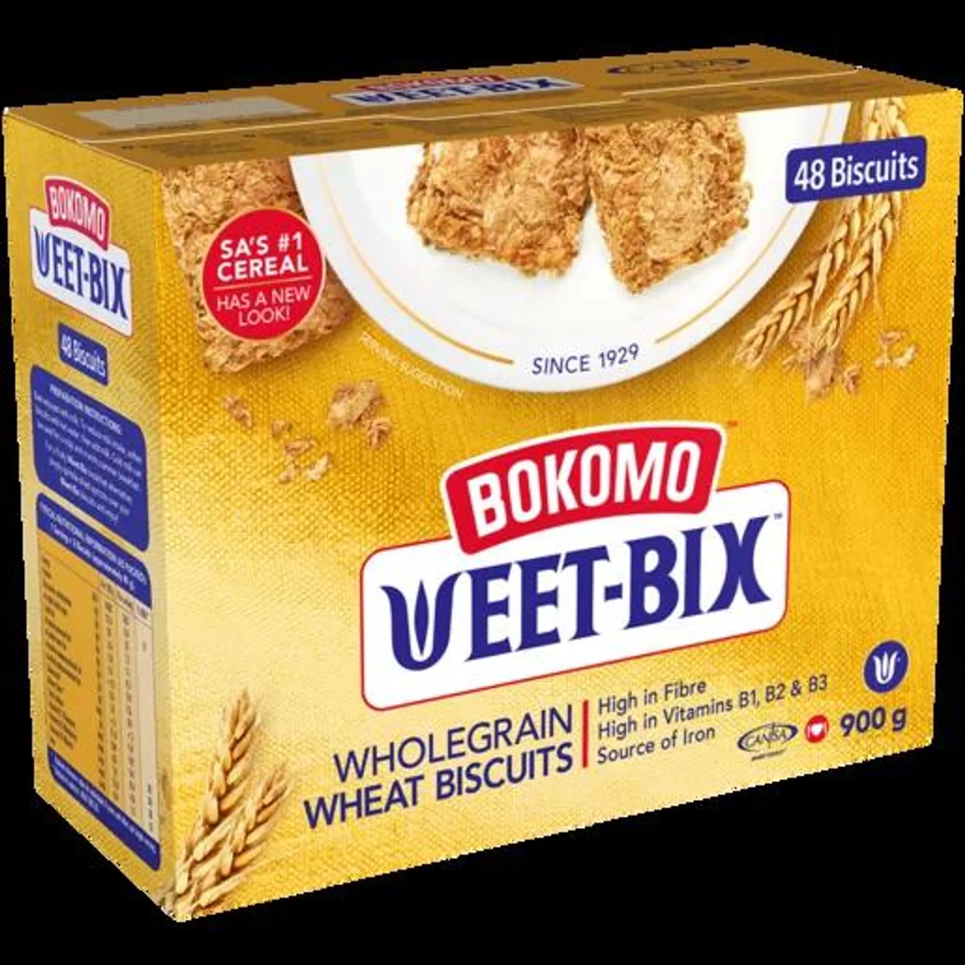 Bokomo Weet-Bix Wholegrain Wheat Biscuits 900g